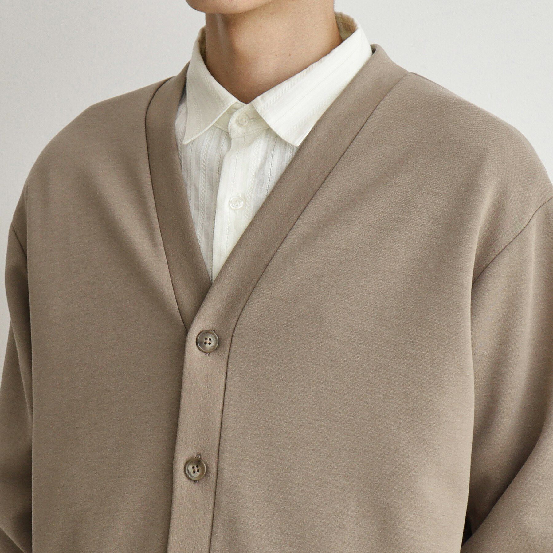 THE SHOP TK「ライトダンボールカーディガン」|カーディガン|