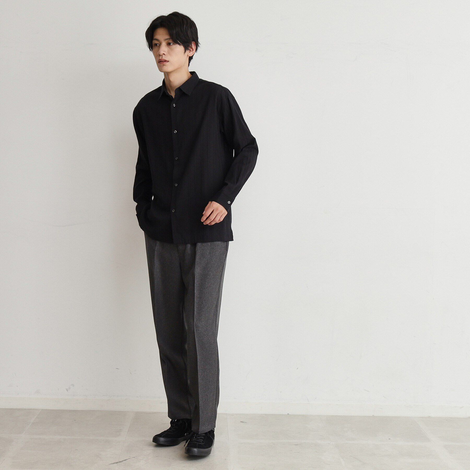 THE SHOP TK「コットンレース長袖シャツ」|シャツ・ブラウス|