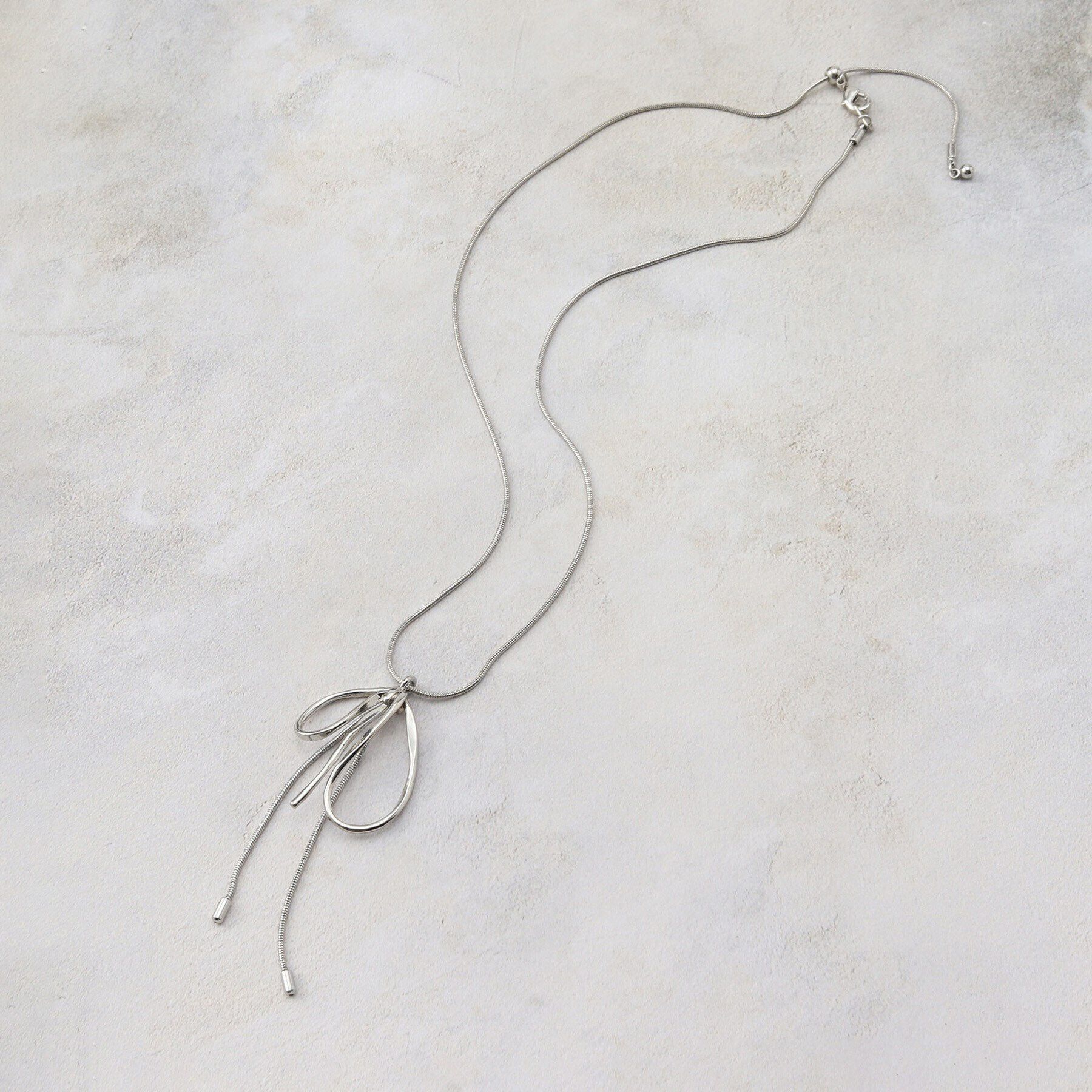 THE SHOP TK「リボンスネークネックレス」|ネックレス|