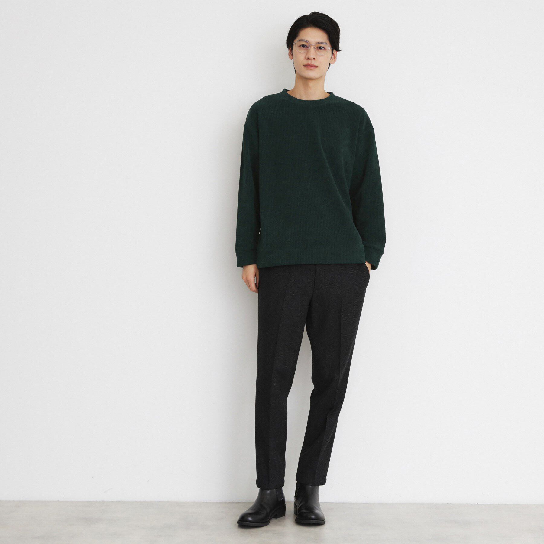 THE SHOP TK「ジャカードモールボアプルオーバー」|Tシャツ・カットソー|