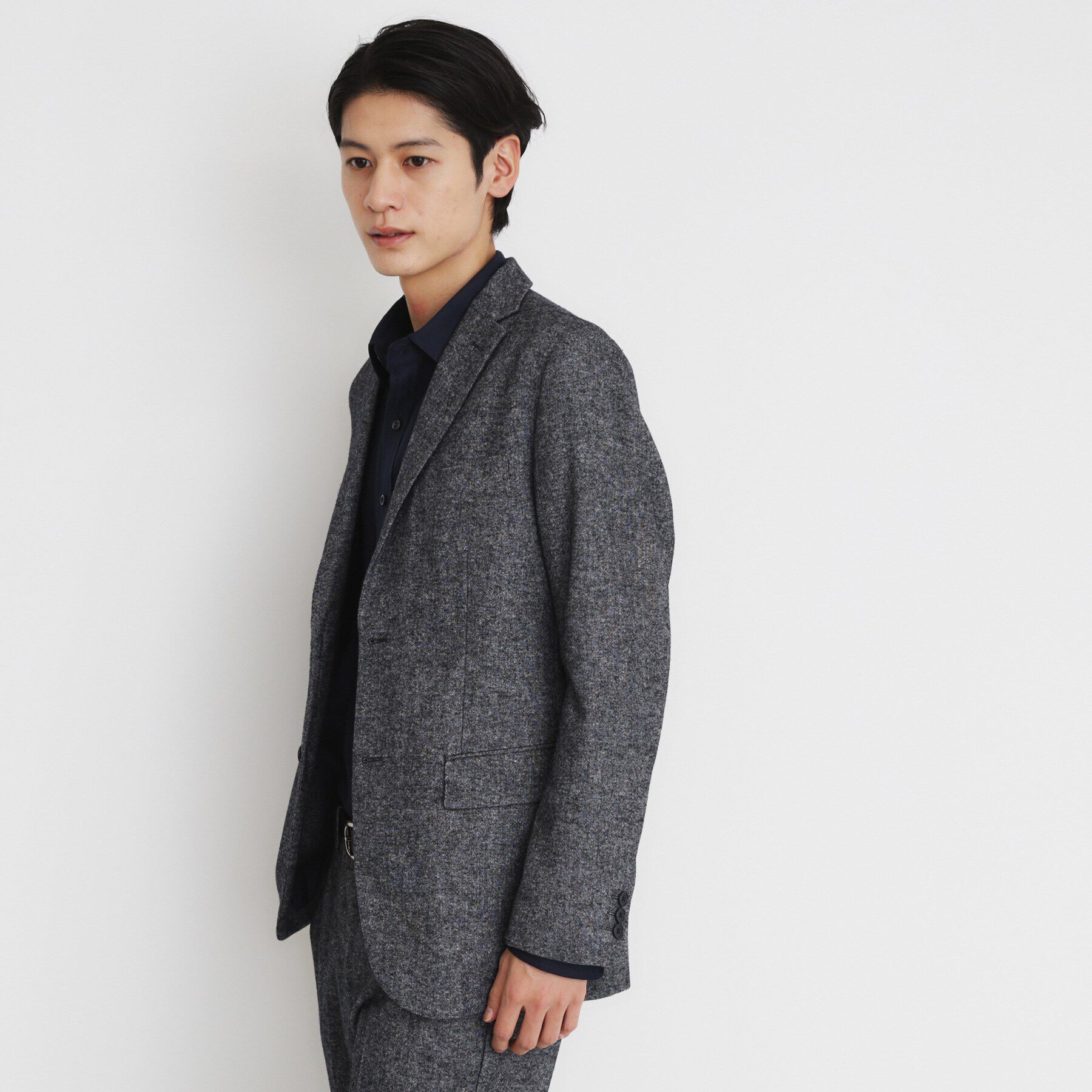 THE SHOP TK「ウール混ホームスパンジャケット」|テーラードジャケット|