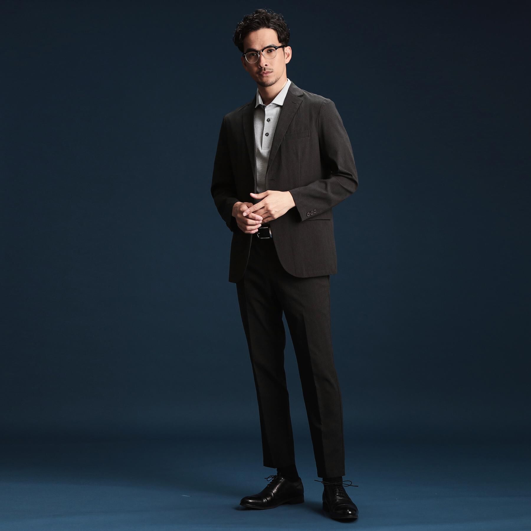 THE SHOP TK「ライトドッツジャケット【セットアップ可/洗濯機OK】」|テーラードジャケット|