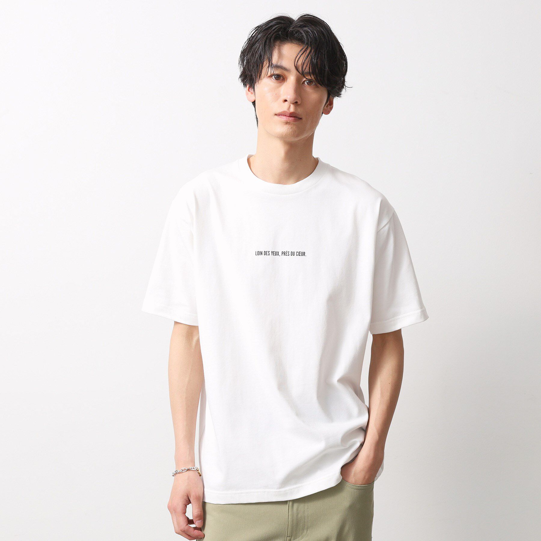 THE SHOP TK「【旅するTシャツ】フォトプリント マシンウォッシャブル／サスティナブル」|Tシャツ・カットソー|オフホワイト(803