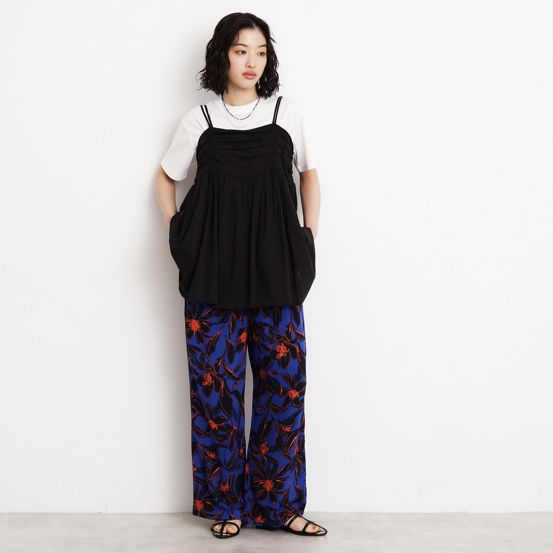 THE SHOP TK「ギャザーチュニック【洗える】」|チュニック|