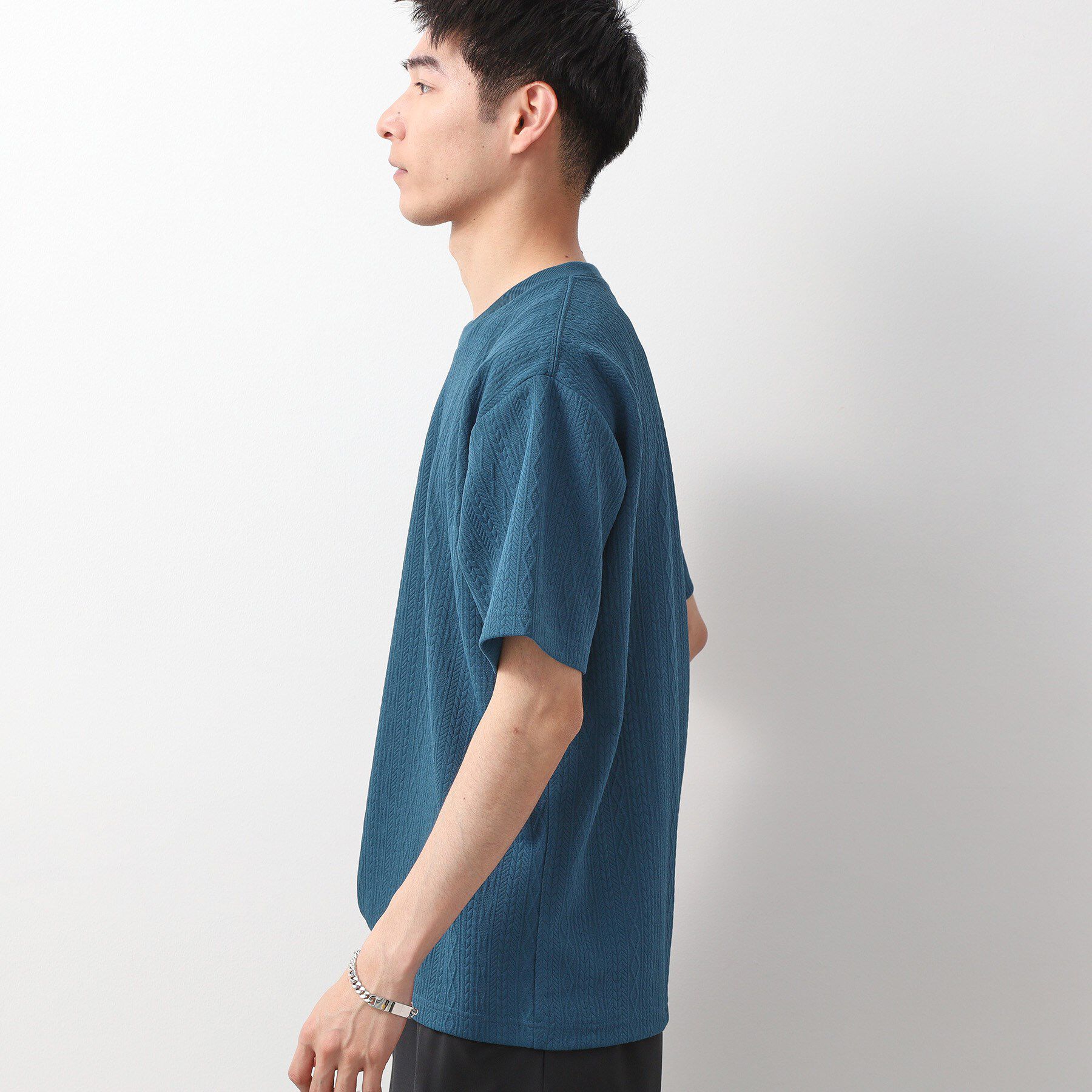 THE SHOP TK「ライトフクレジャカード半袖Tシャツ 洗濯機OK」|Tシャツ・カットソー|