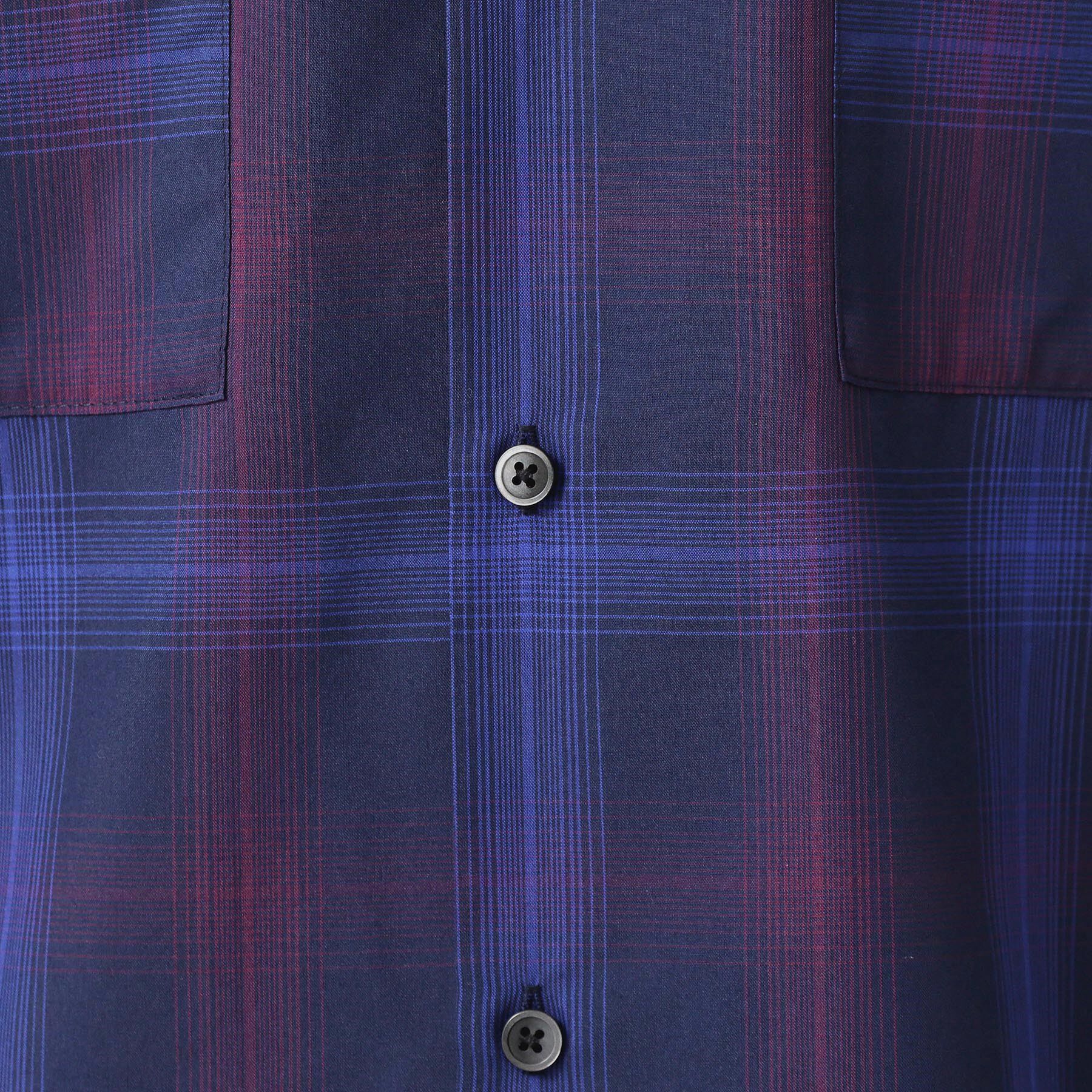 THE SHOP TK「オンブレチェック半袖シャツ 洗濯機OK」|シャツ・ブラウス|