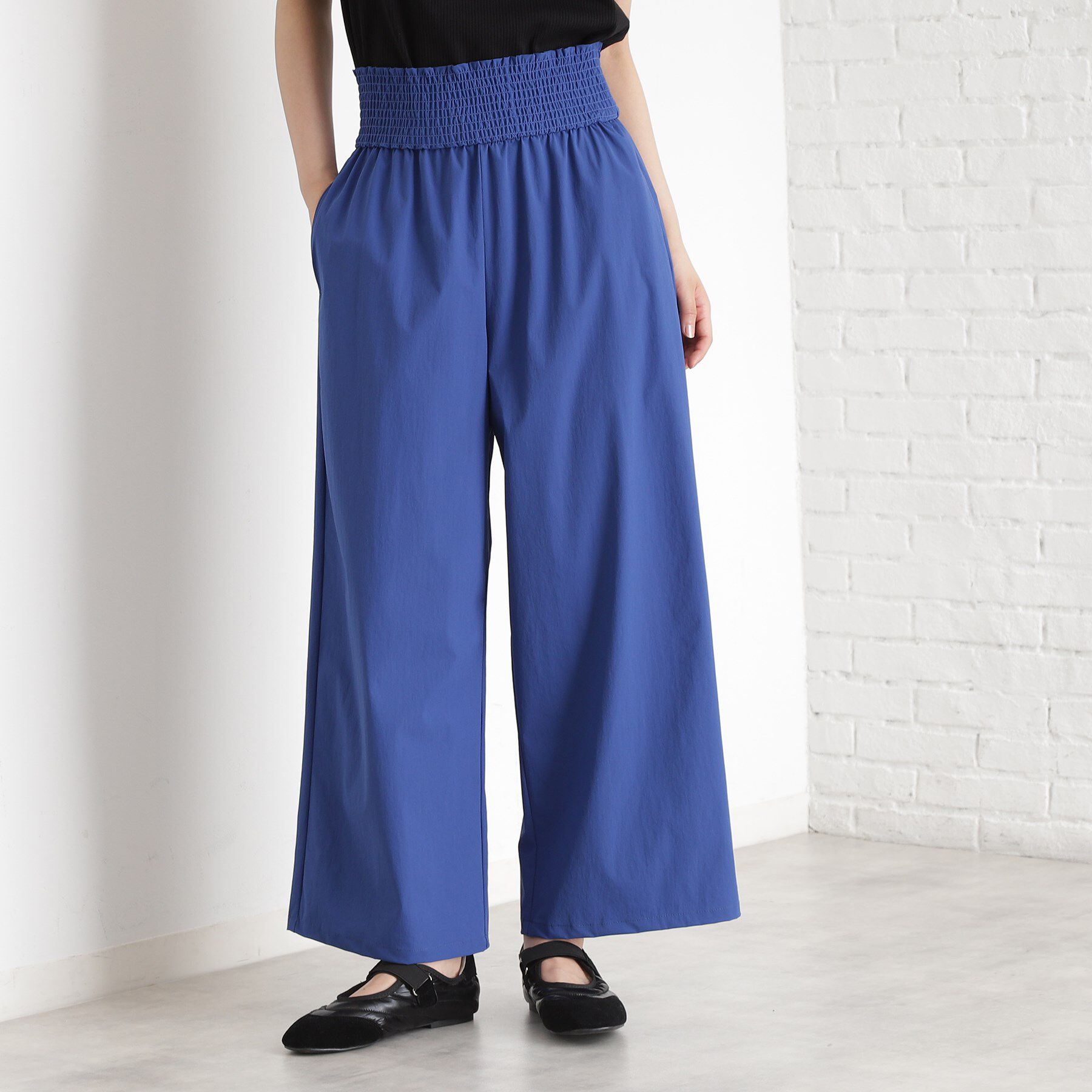 THE SHOP TK「ウエストシャーリングパンツ【撥水/接触冷感/UV/洗濯機OK】」|その他|