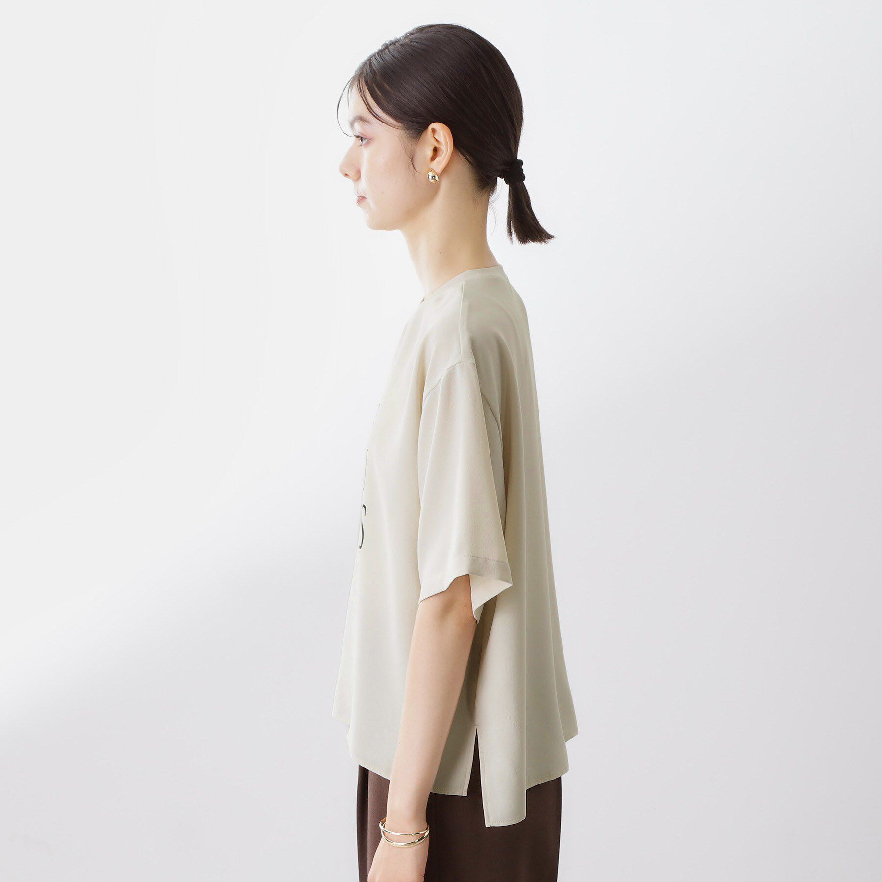 THE SHOP TK「アソートロゴTシャツ【接触冷感/防シワ/吸水速乾/UVケア/洗濯機OK】」|Tシャツ・カットソー|