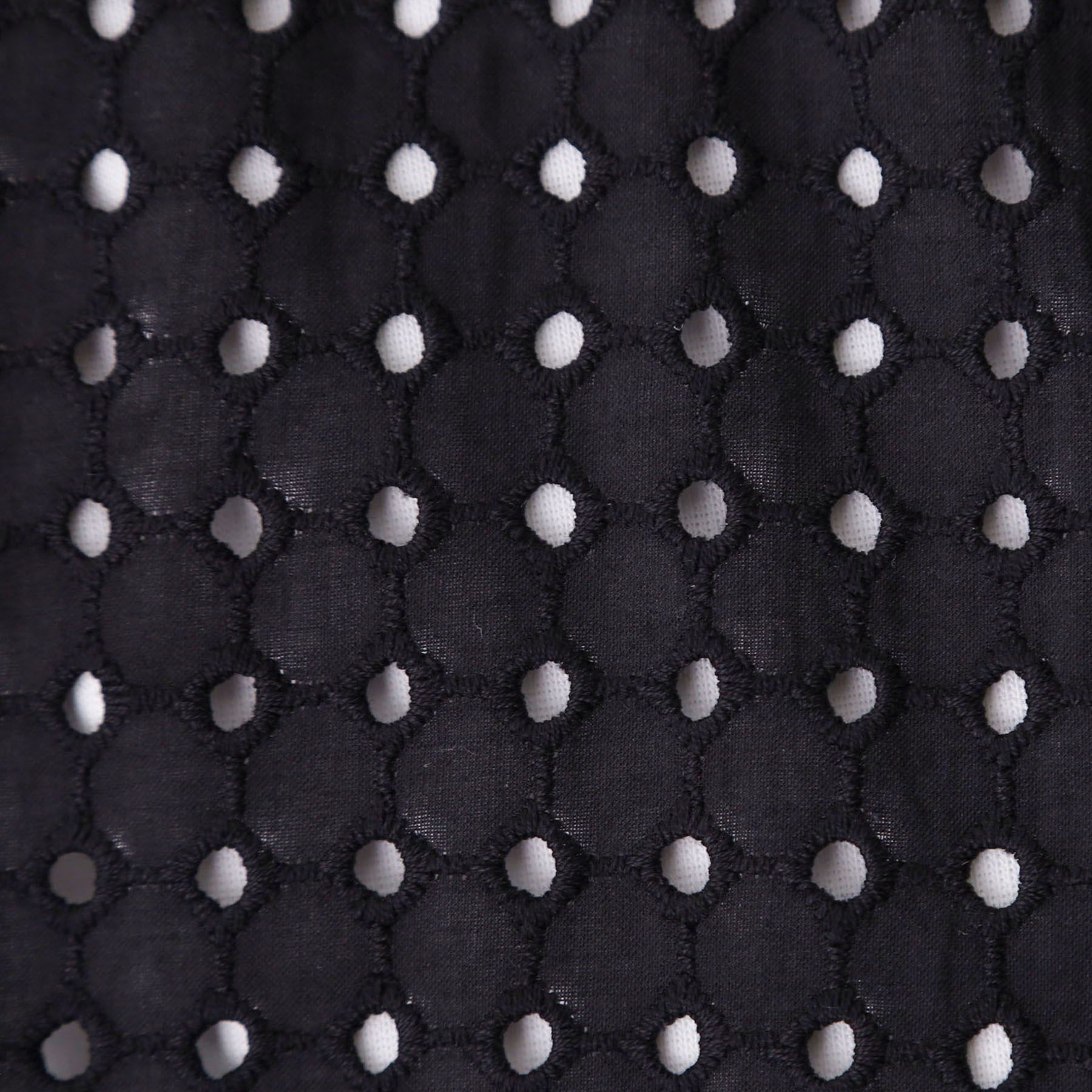 THE SHOP TK「5分袖レース刺繍コットンシャツ」|シャツ・ブラウス|