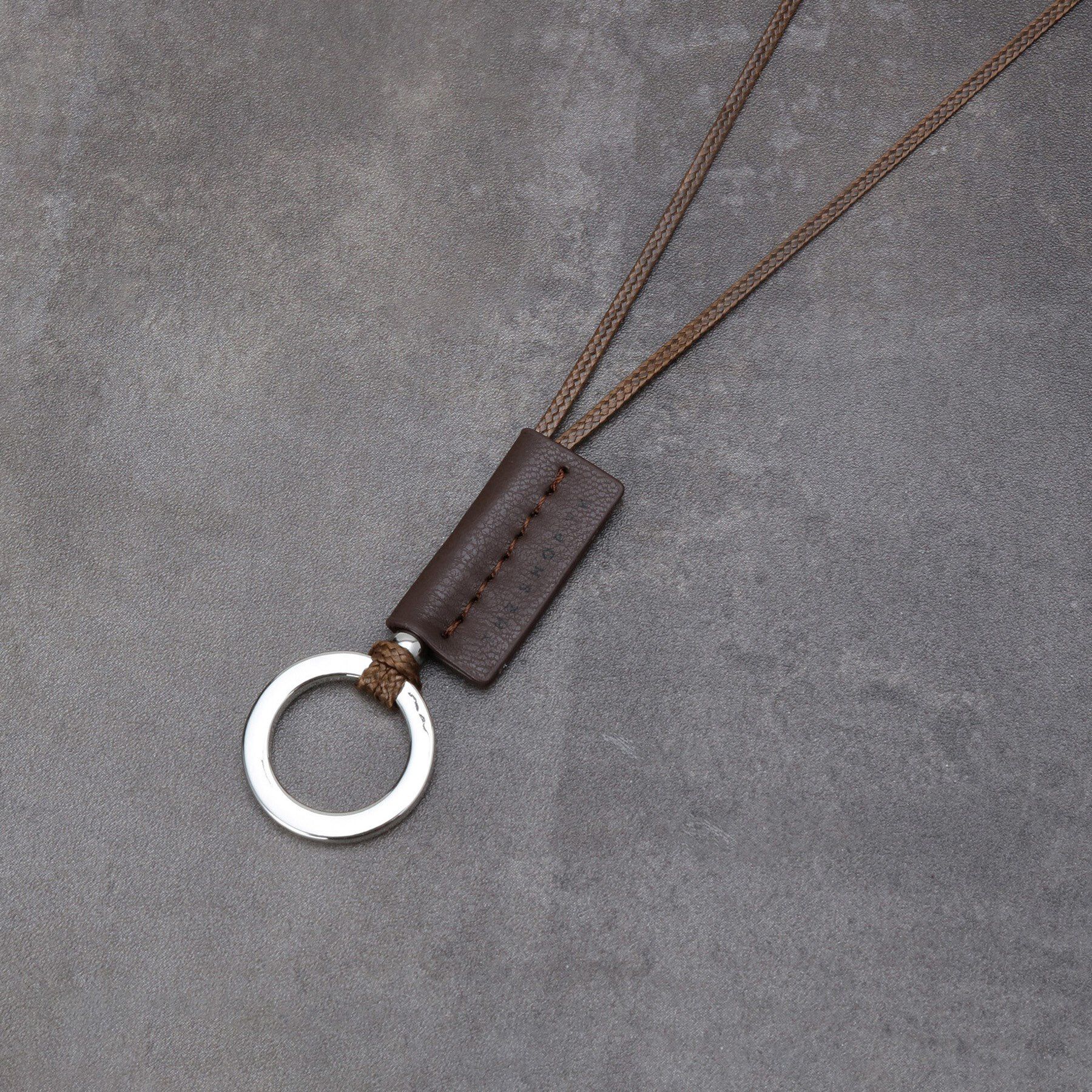 THE SHOP TK「グラスホルダーネックレス ユニセックス」|ネックレス|ブラウン(043)