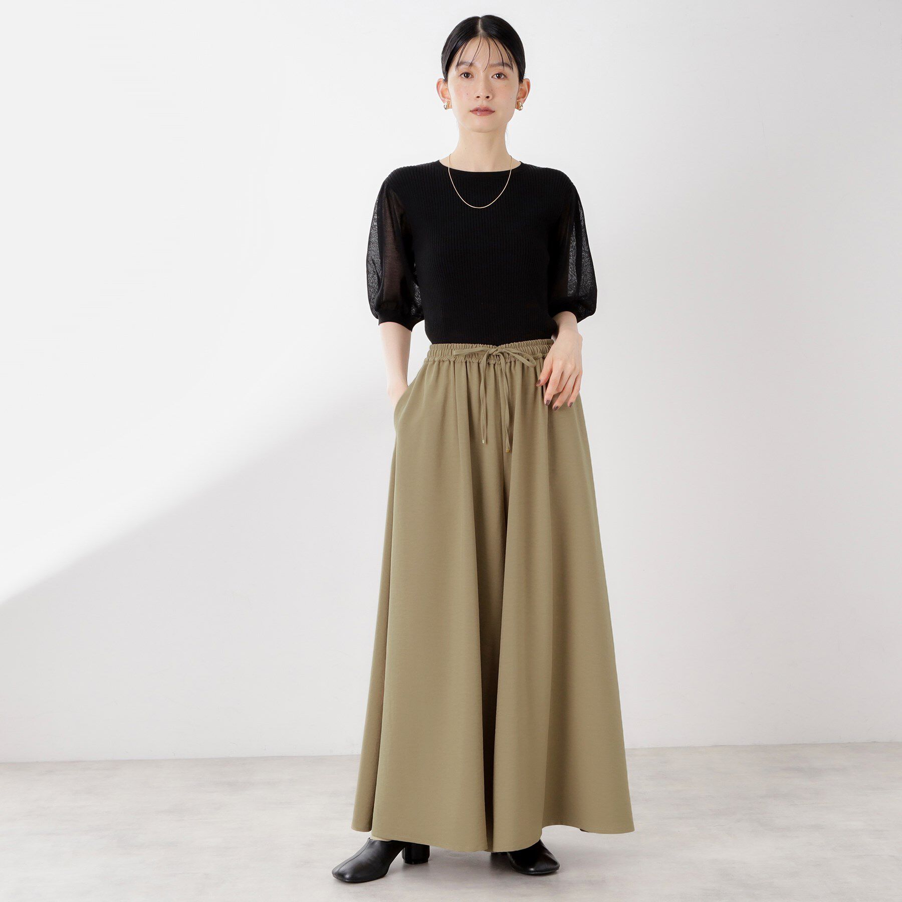 THE SHOP TK「ワイドイージーパンツ【洗える】」|その他|