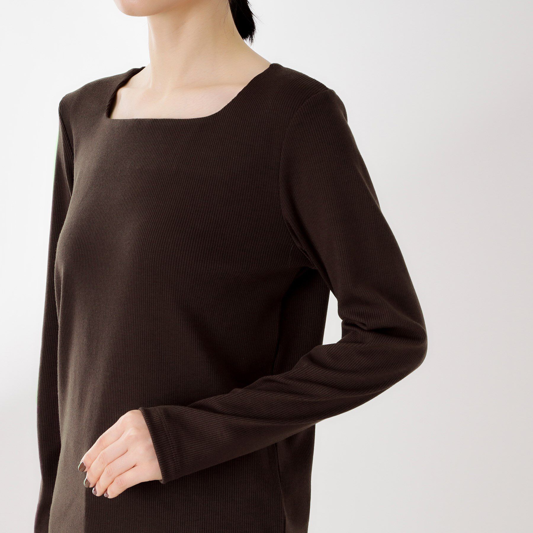 THE SHOP TK「スクエアネックカットソー【洗濯機OK】」|Tシャツ・カットソー|