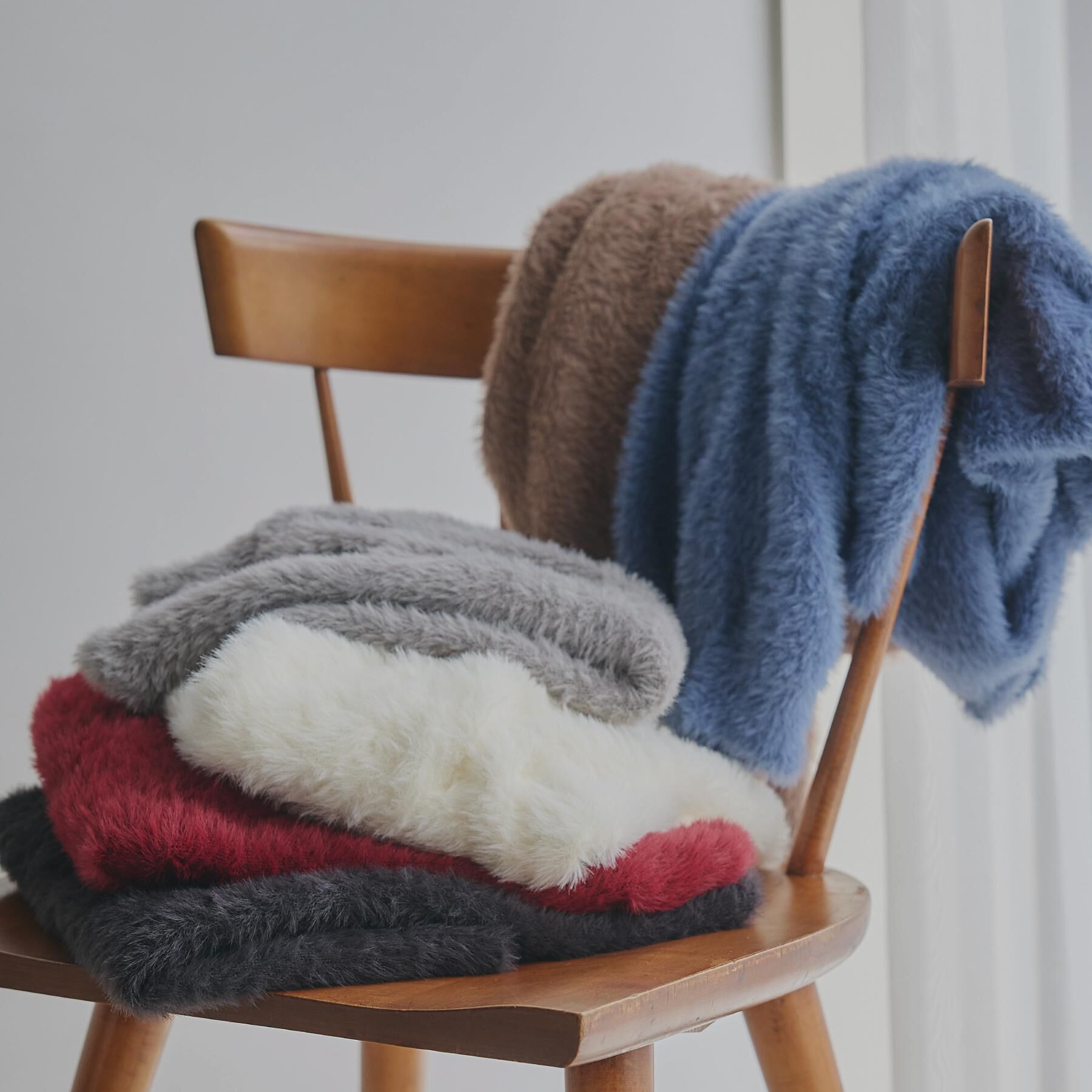 THE SHOP TK「【選べる7色/華やかで柔らか】ふわふわフェザーニット/洗える・前後2WAY」|ニット・セーター|