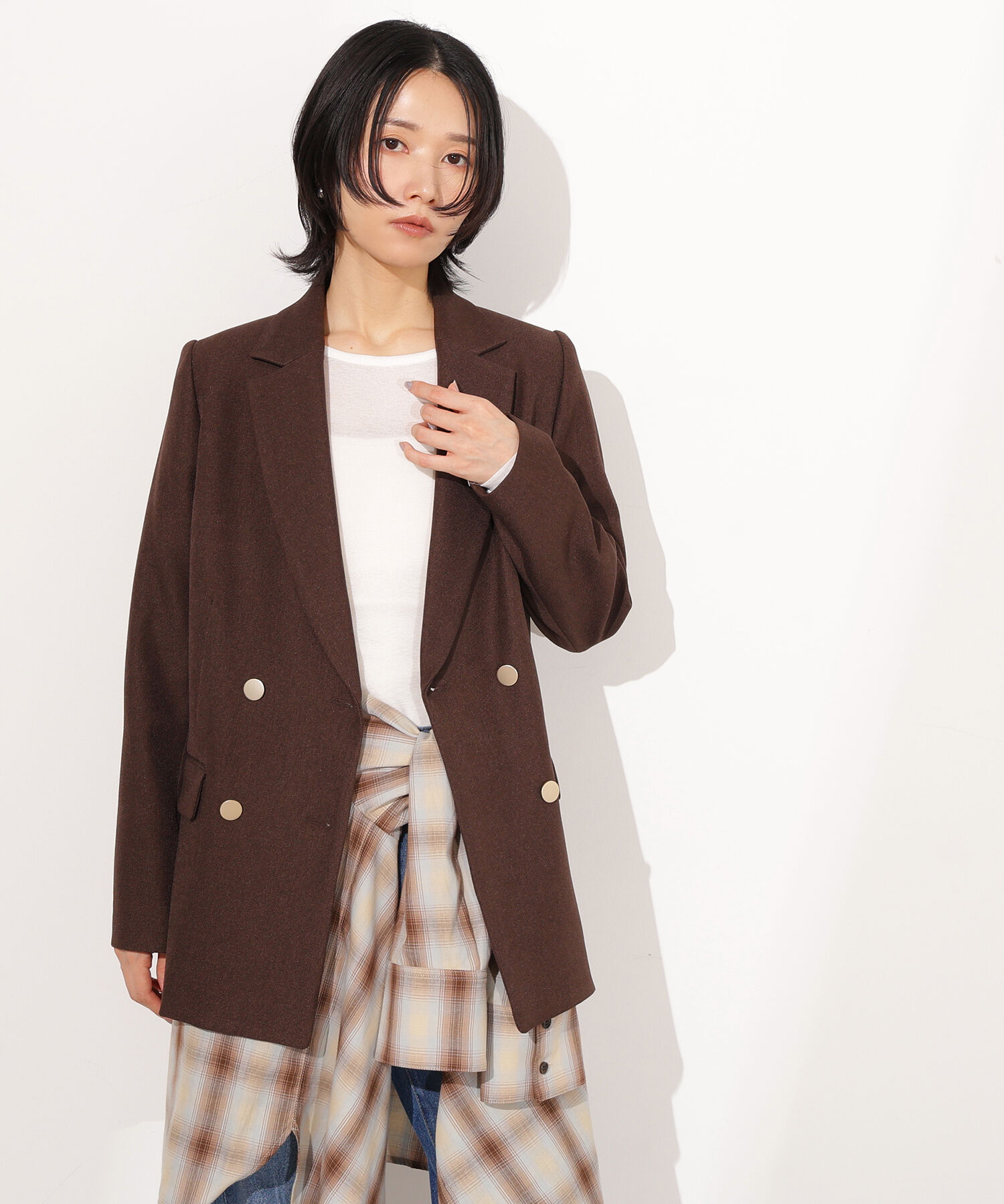  「ダブルブレストテーラードジャケット」|その他|