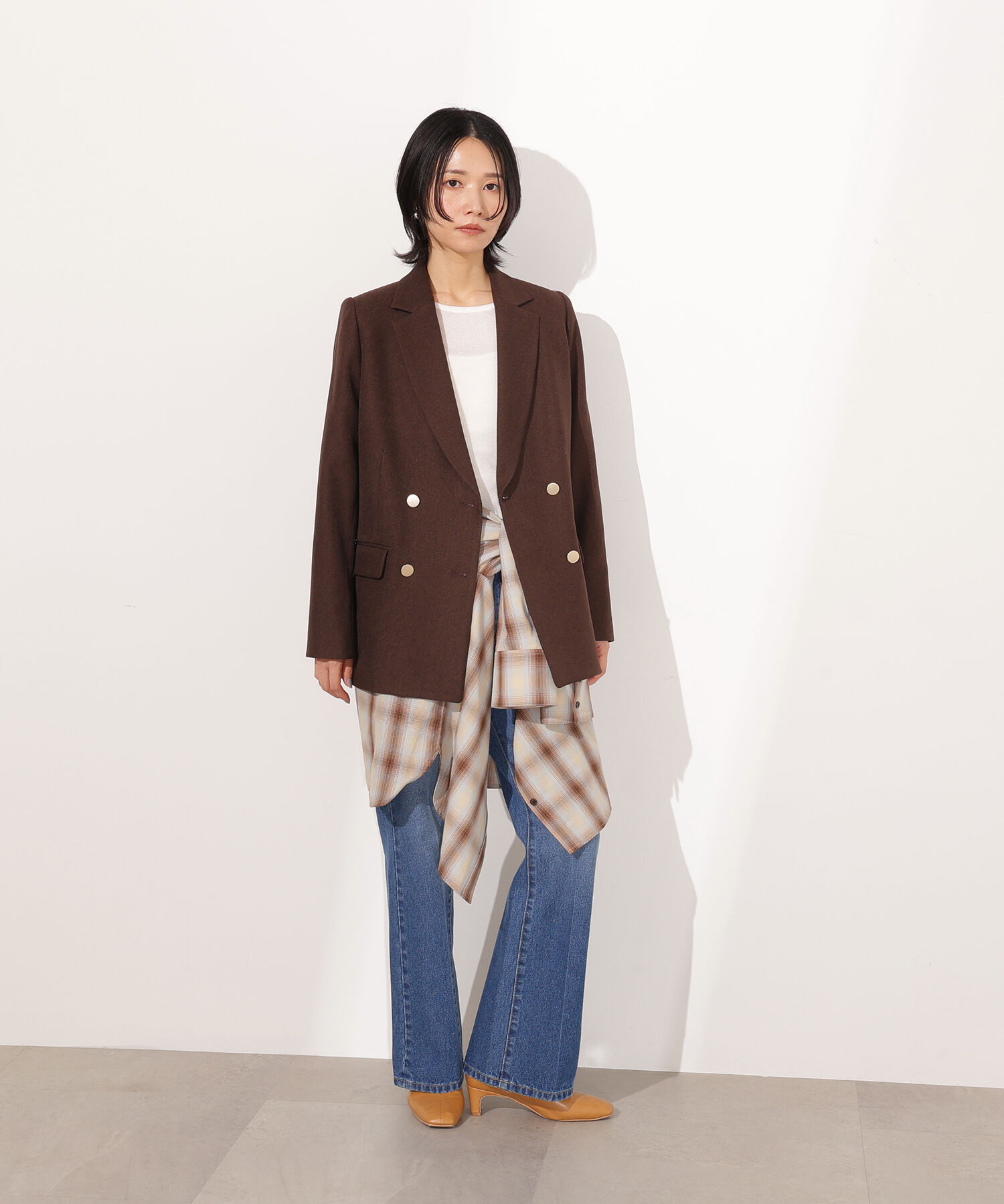  「ダブルブレストテーラードジャケット」|その他|