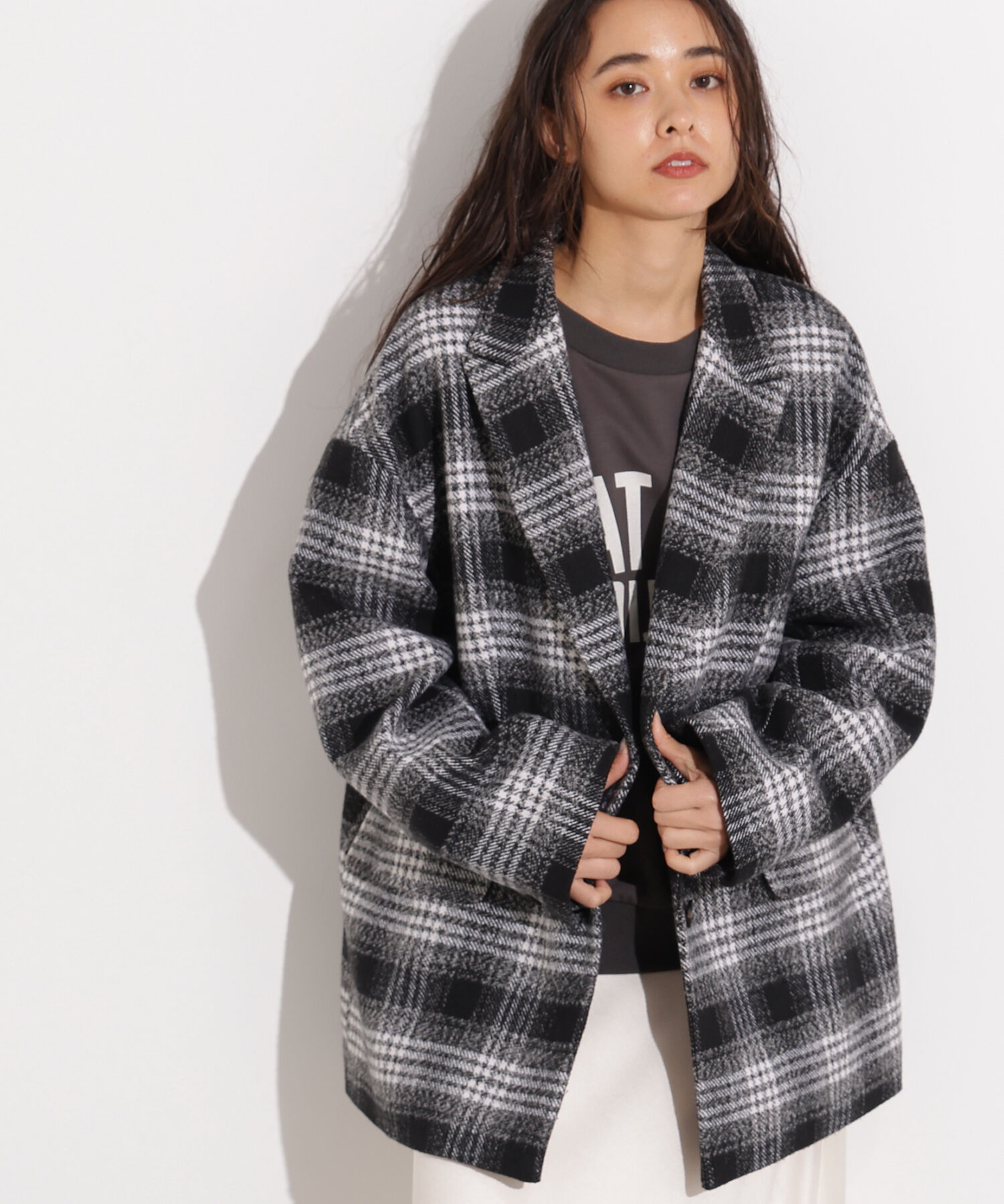  「オーバージャケットコート」|ブルゾン・スタジャン|