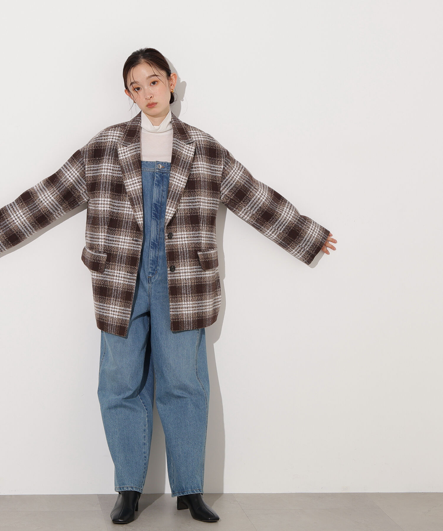  「オーバージャケットコート」|ブルゾン・スタジャン|