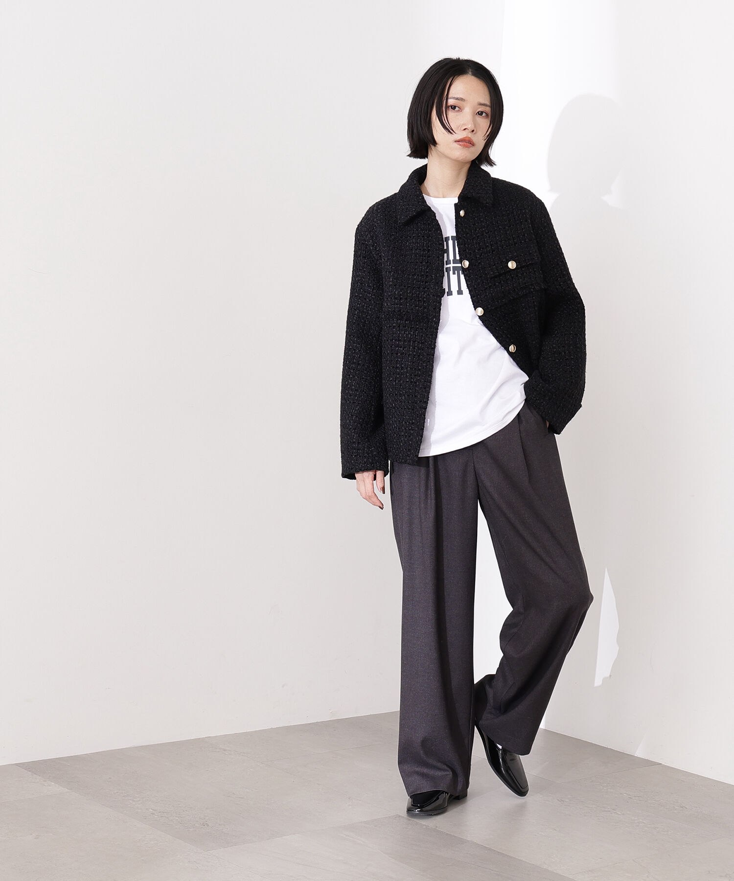  「ツイード SETUP ブルゾン」|その他|