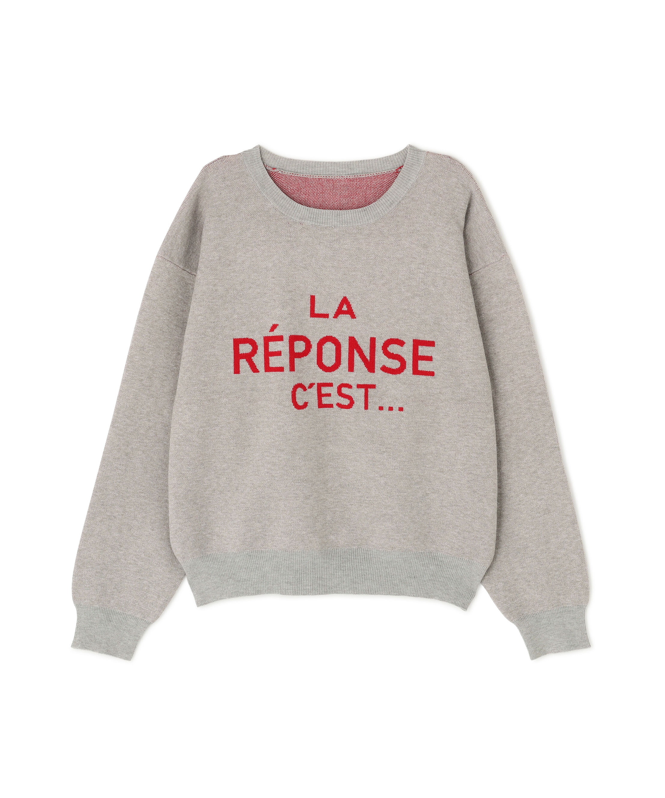  「フレンチロゴジャガードニット」|ニット・セーター|