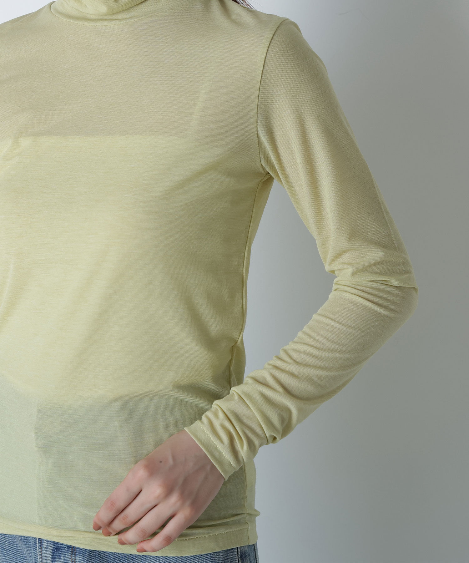  「シアーカットソーシリーズ ハイネック」|Tシャツ・カットソー|