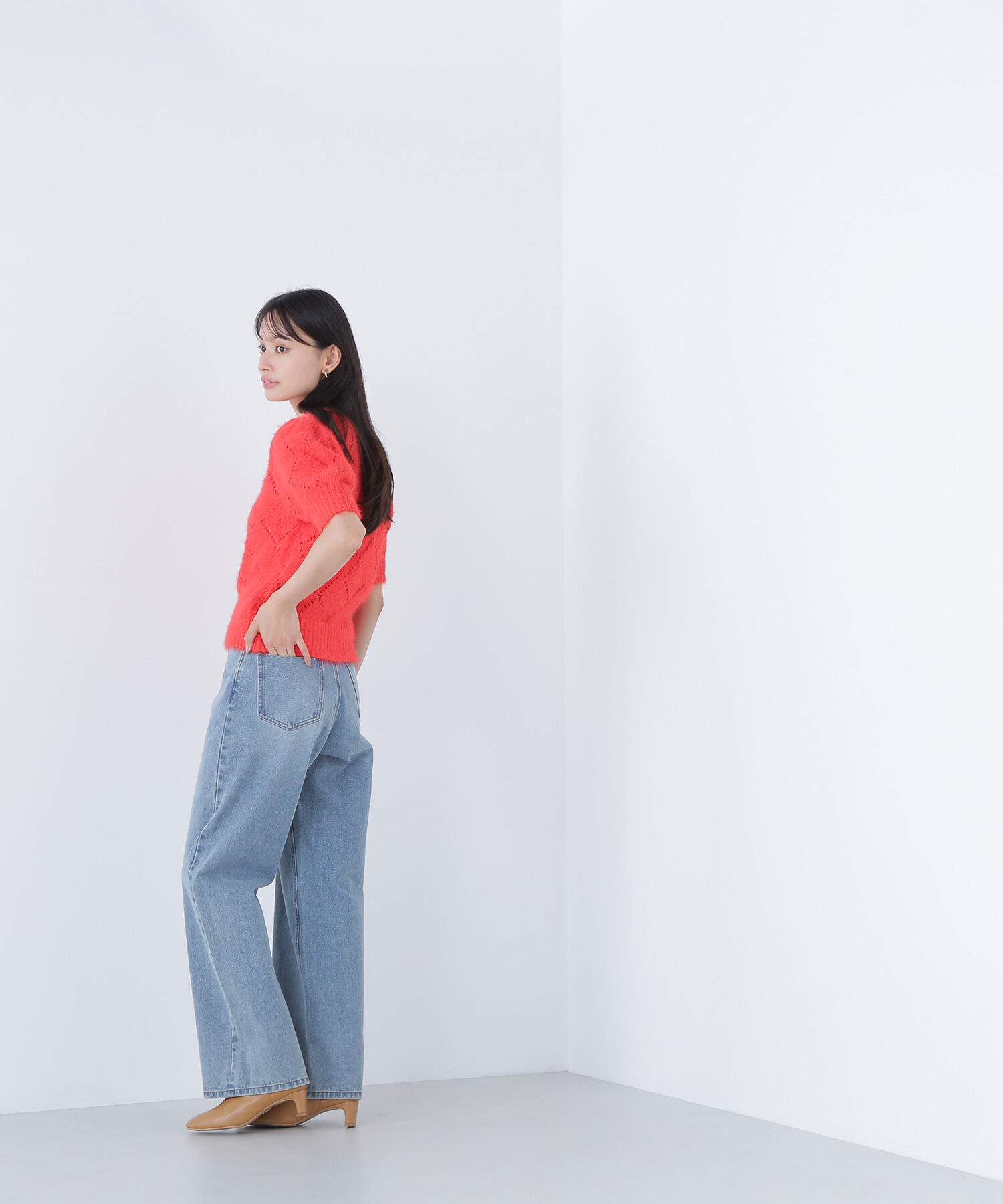  「シャギーアイレットニット」|ニット・セーター|