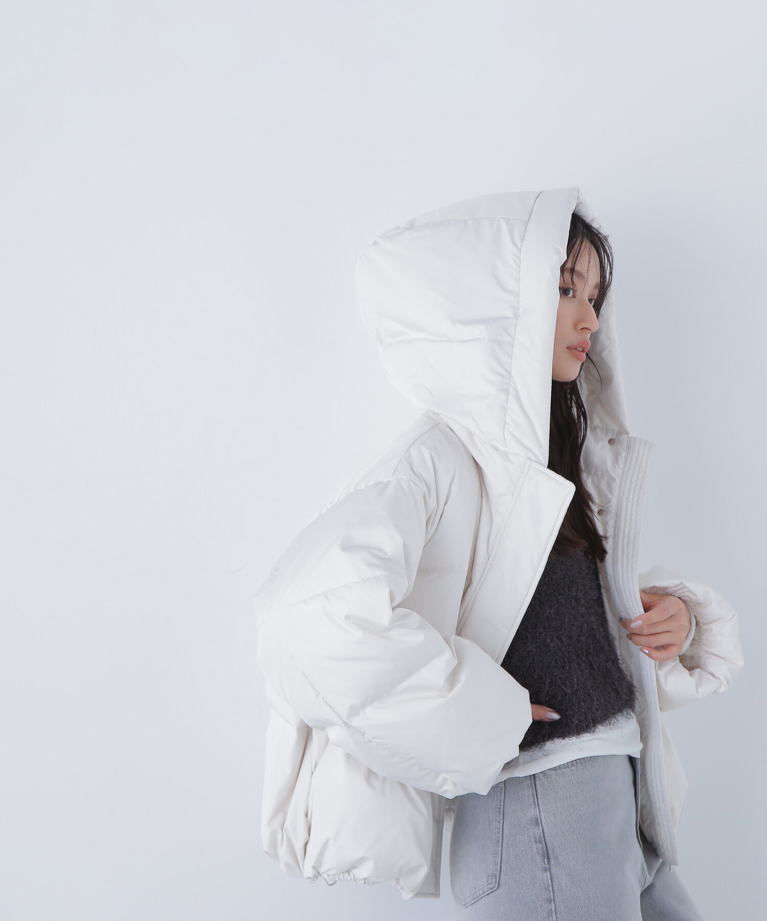  「ショートフードダウン」|ブルゾン・スタジャン|