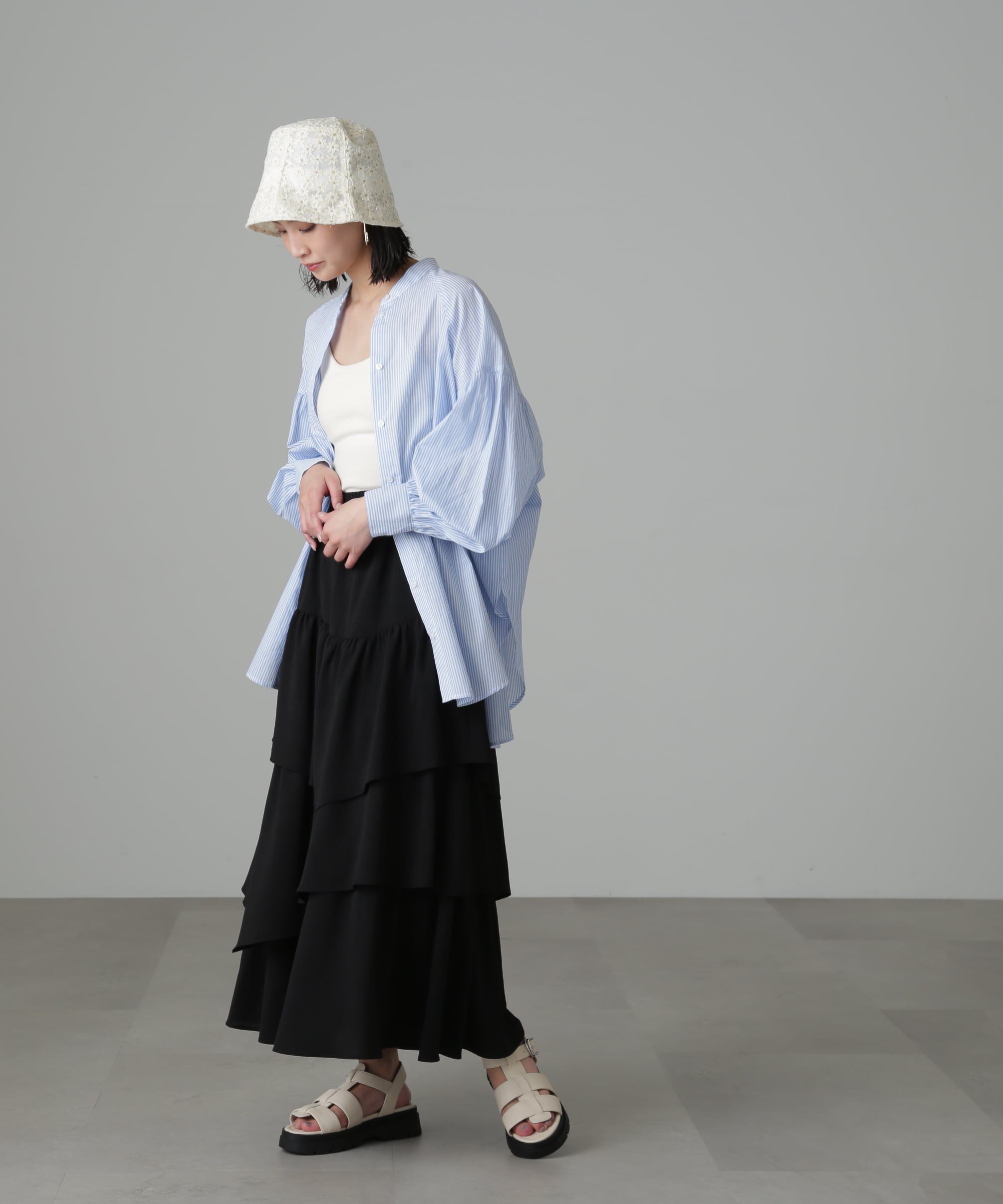  「[低身長サイズ/Sシリーズ]ランダムティアードスカート」|スカート|