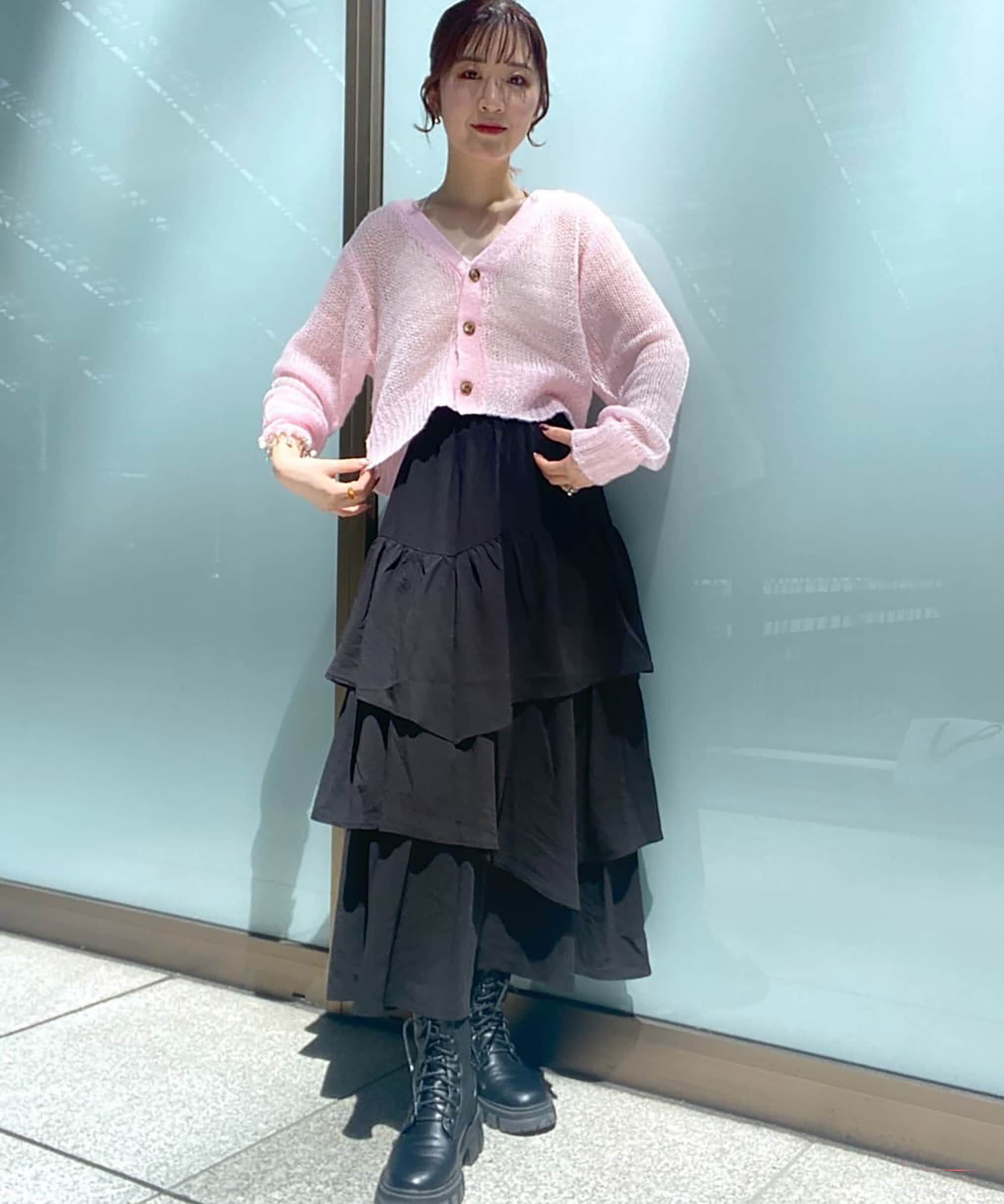  「[低身長サイズ/Sシリーズ]ランダムティアードスカート」|スカート|