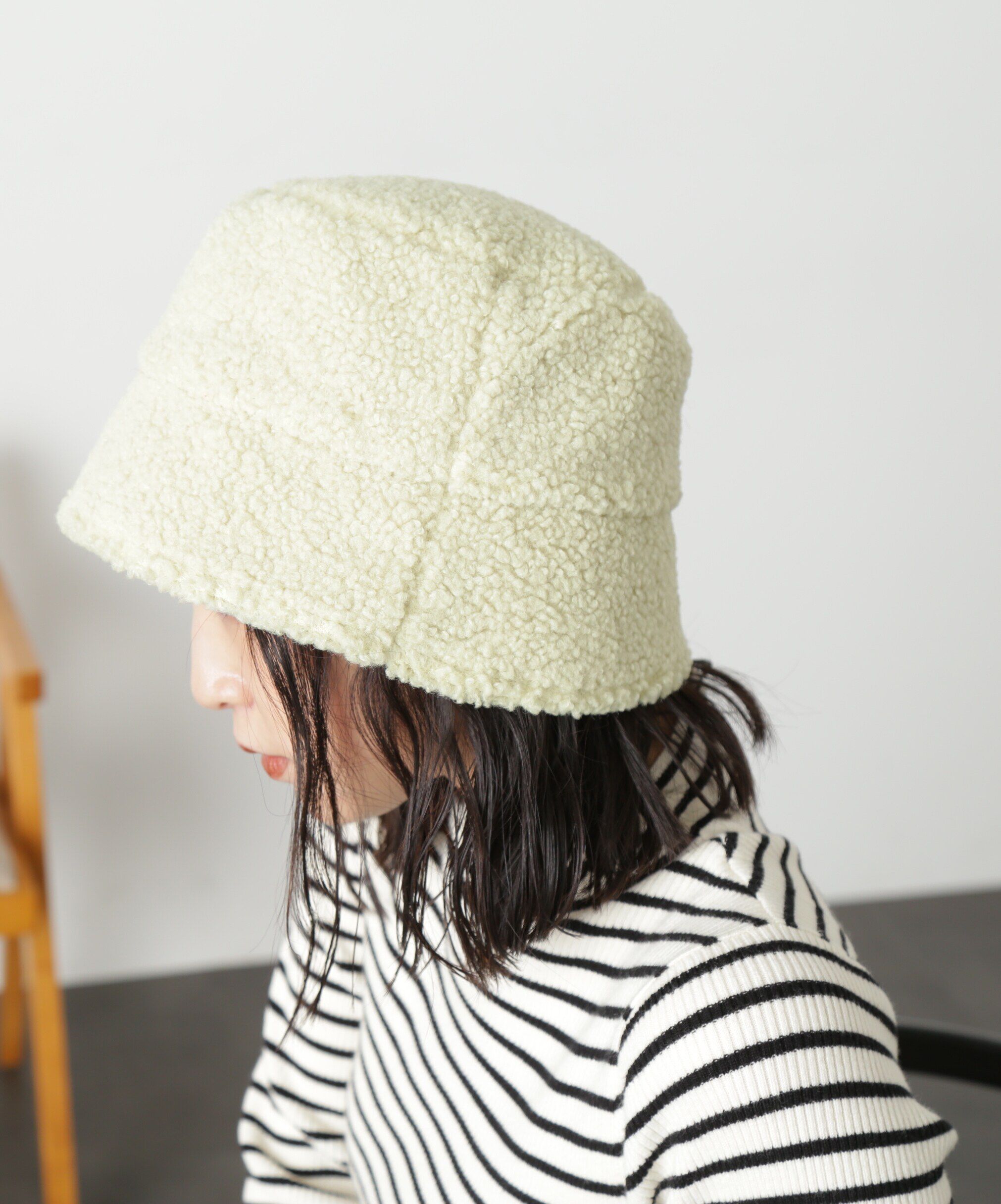  「ボアダウンブリムハット」|ソックス|