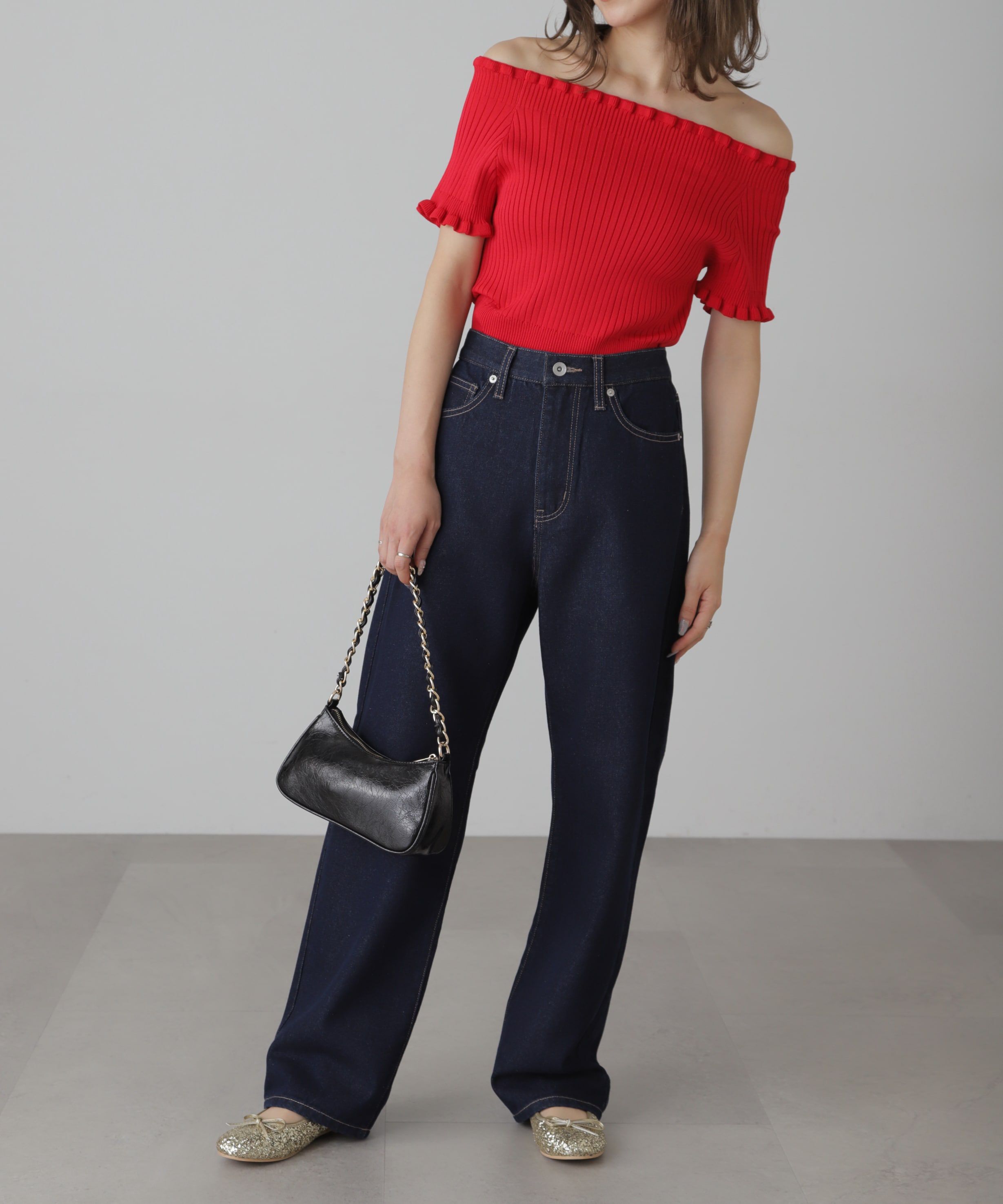  「[XS-Lサイズ展開]ストレートデニムパンツ」|その他|