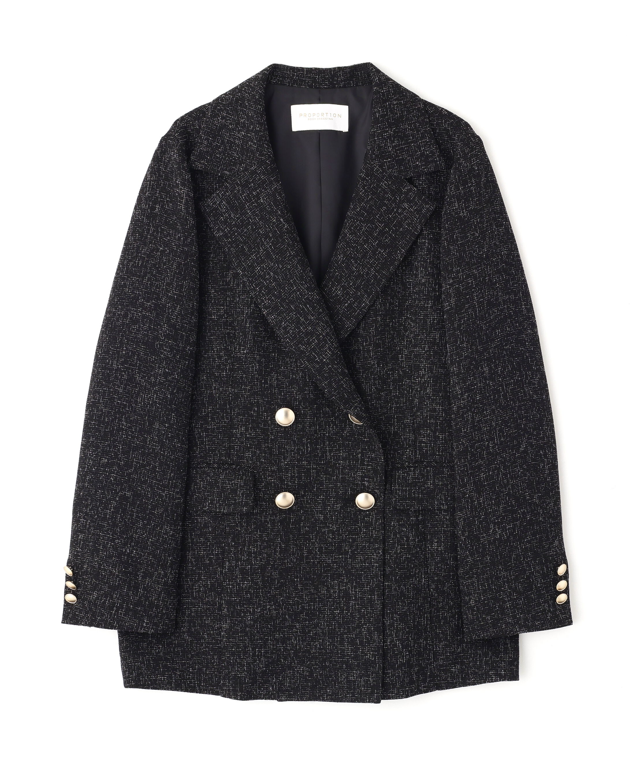 PROPORTION BODY DRESSING「ゴールド釦ダブルブレストジャケット 25AW」|その他|
