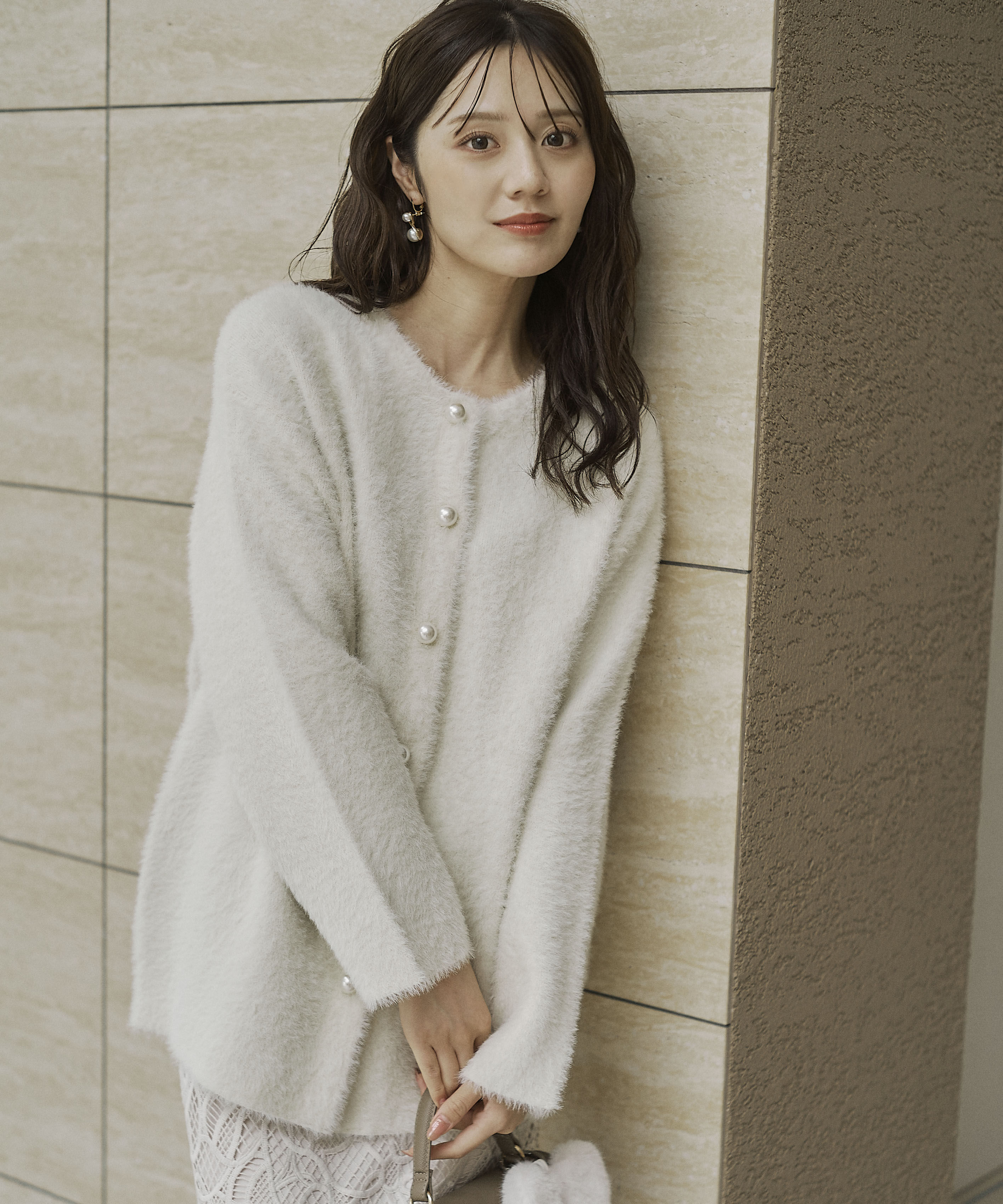 PROPORTION BODY DRESSING「フェザージャコット 25AW」|ブルゾン・スタジャン|エクリュ1