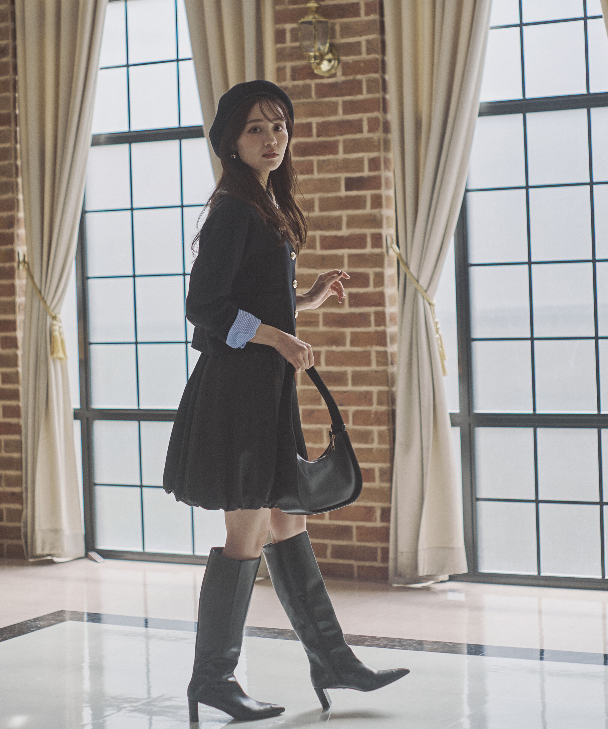 PROPORTION BODY DRESSING「＜ウォッシャブル＞バルーンミニスカート」|スカート|