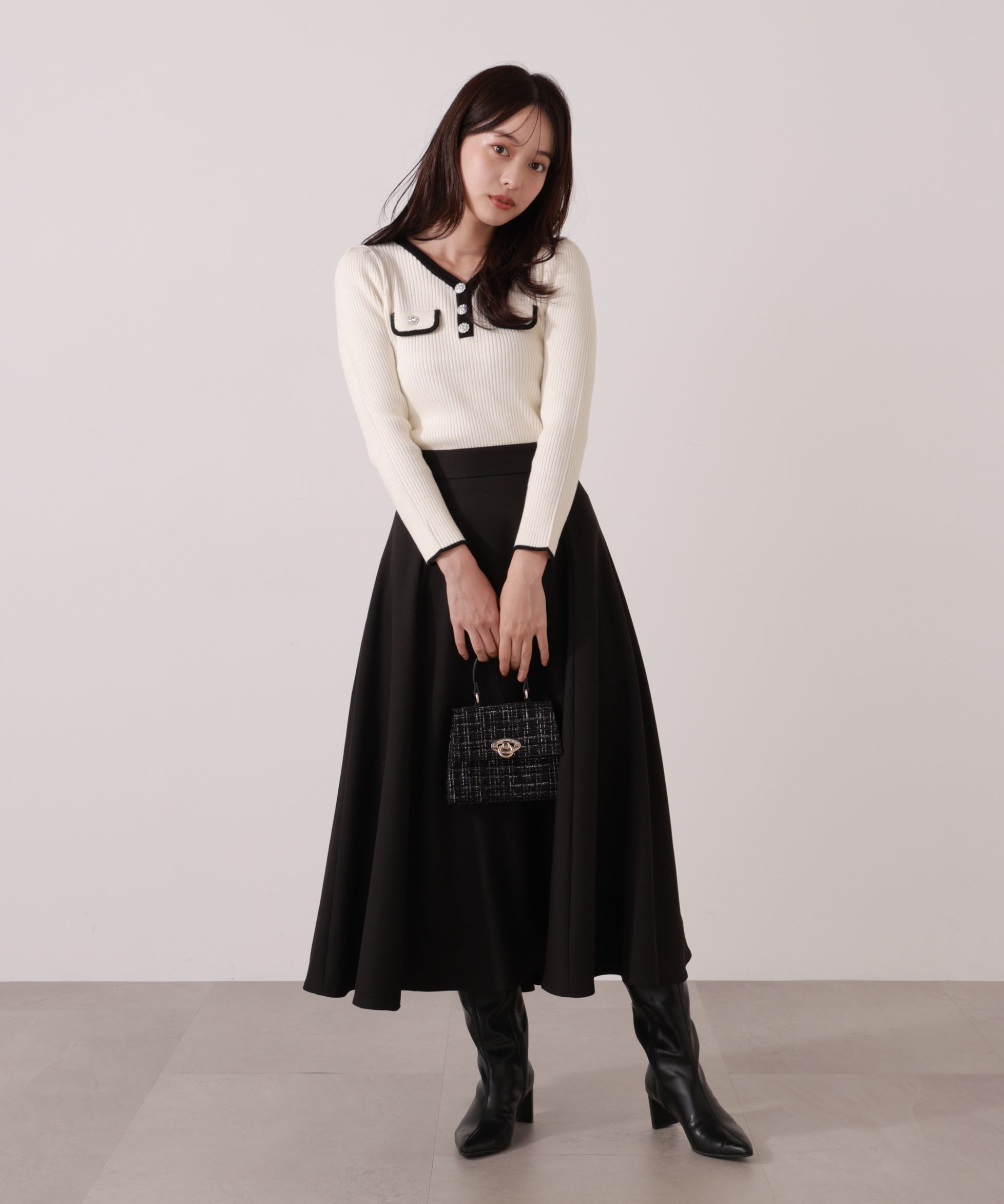 PROPORTION BODY DRESSING「＜ウォッシャブル＞ウィンターフレアースカート 25AW」|スカート|