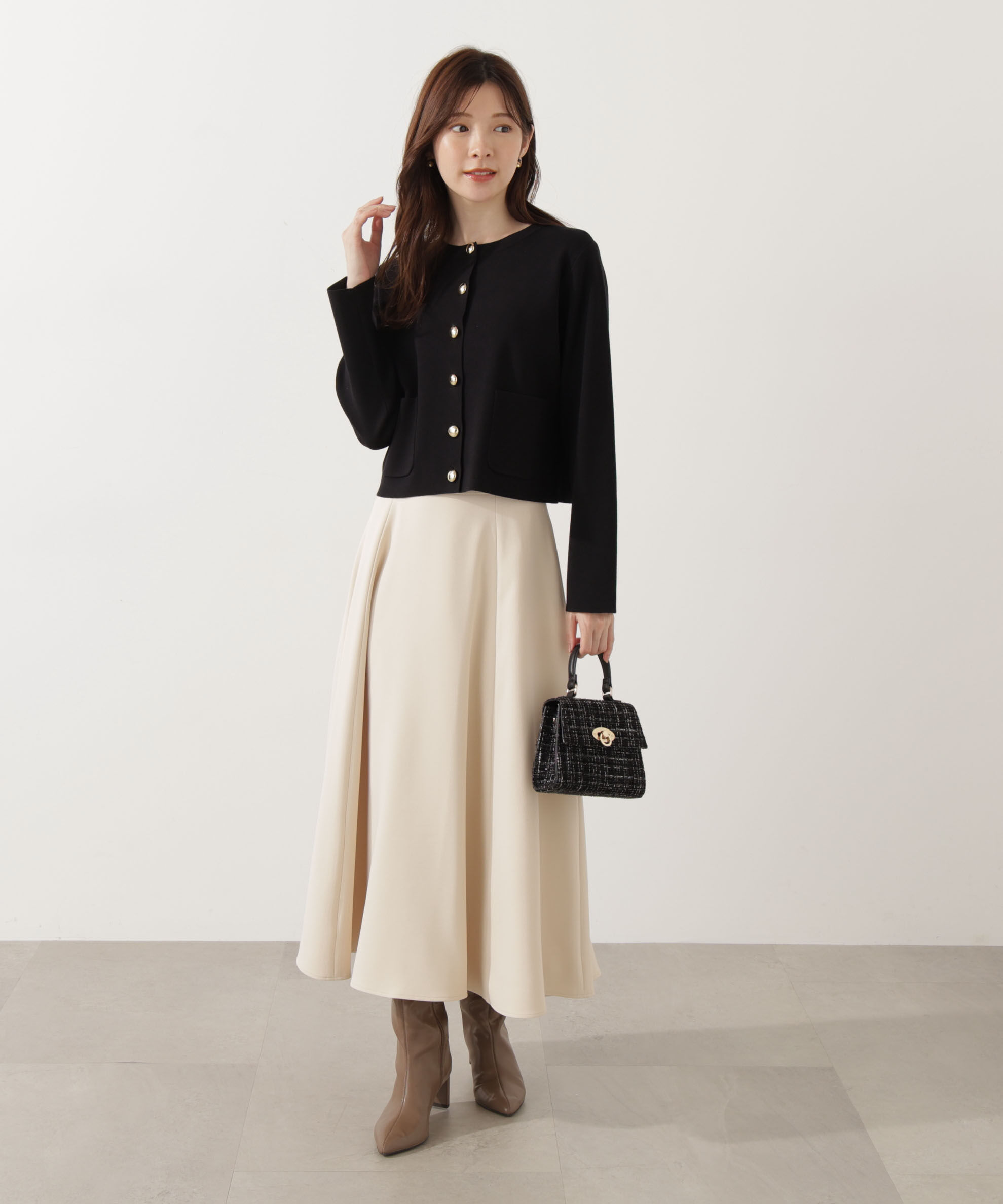 PROPORTION BODY DRESSING「＜ウォッシャブル＞ウィンターフレアースカート 25AW」|スカート|