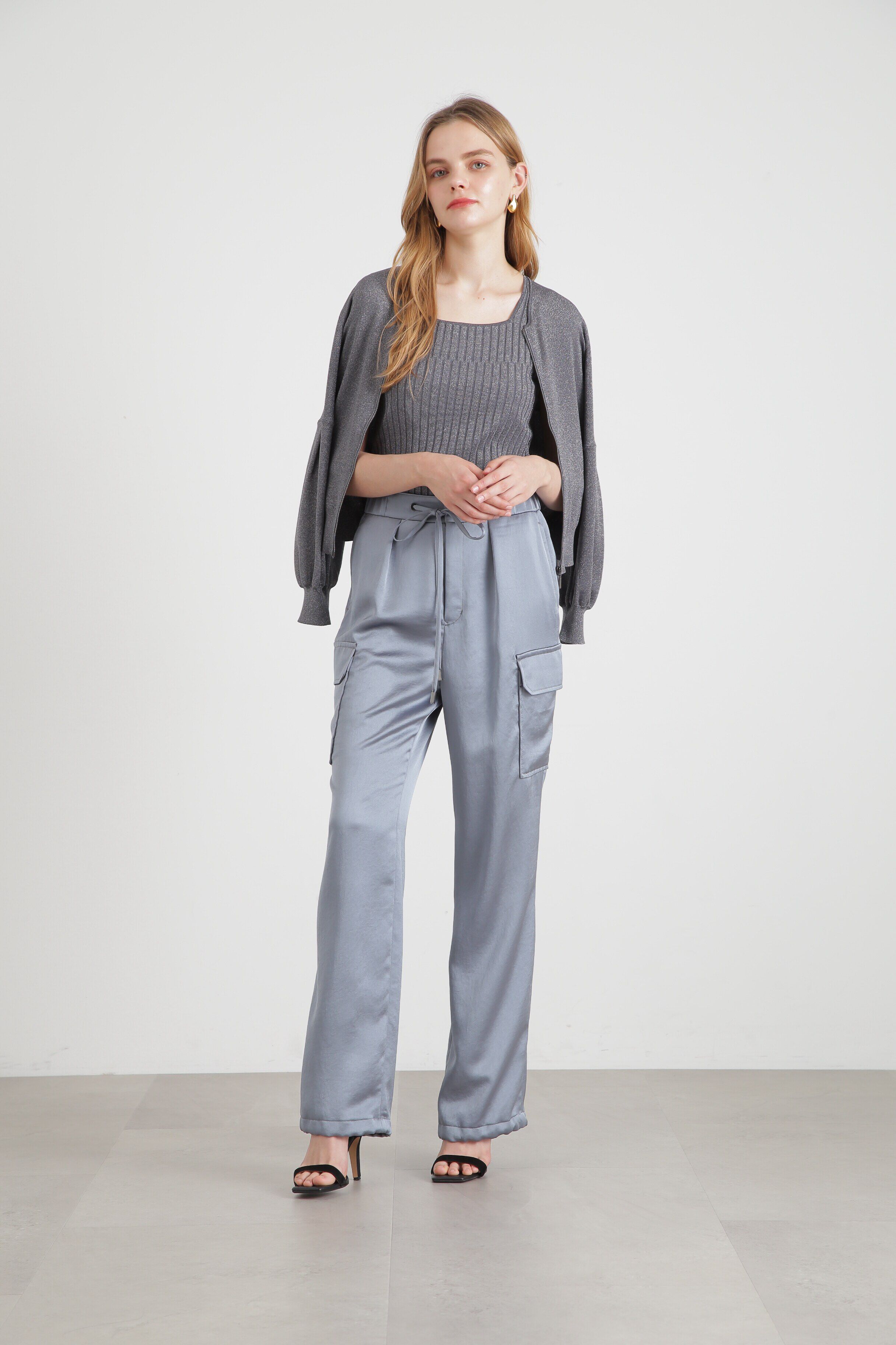  「◆スクエアネックニットトップス」|ニット・セーター|