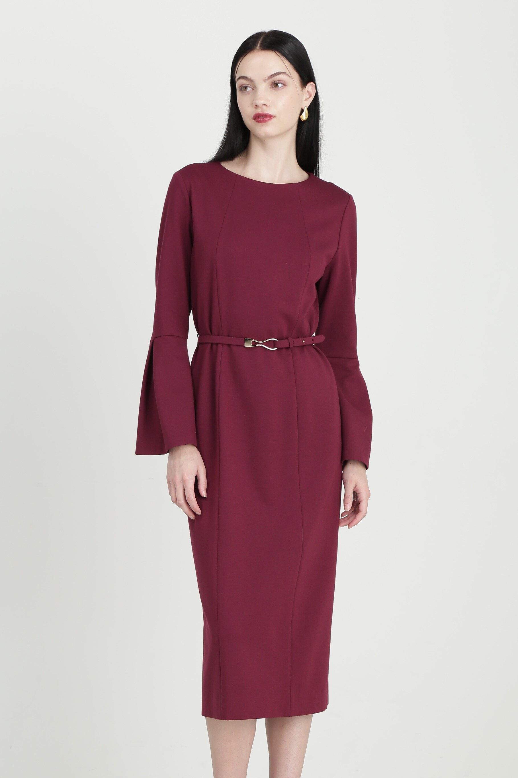  「◆ベルスリーブベルト付きワンピース」|ワンピース|ラズベリー2