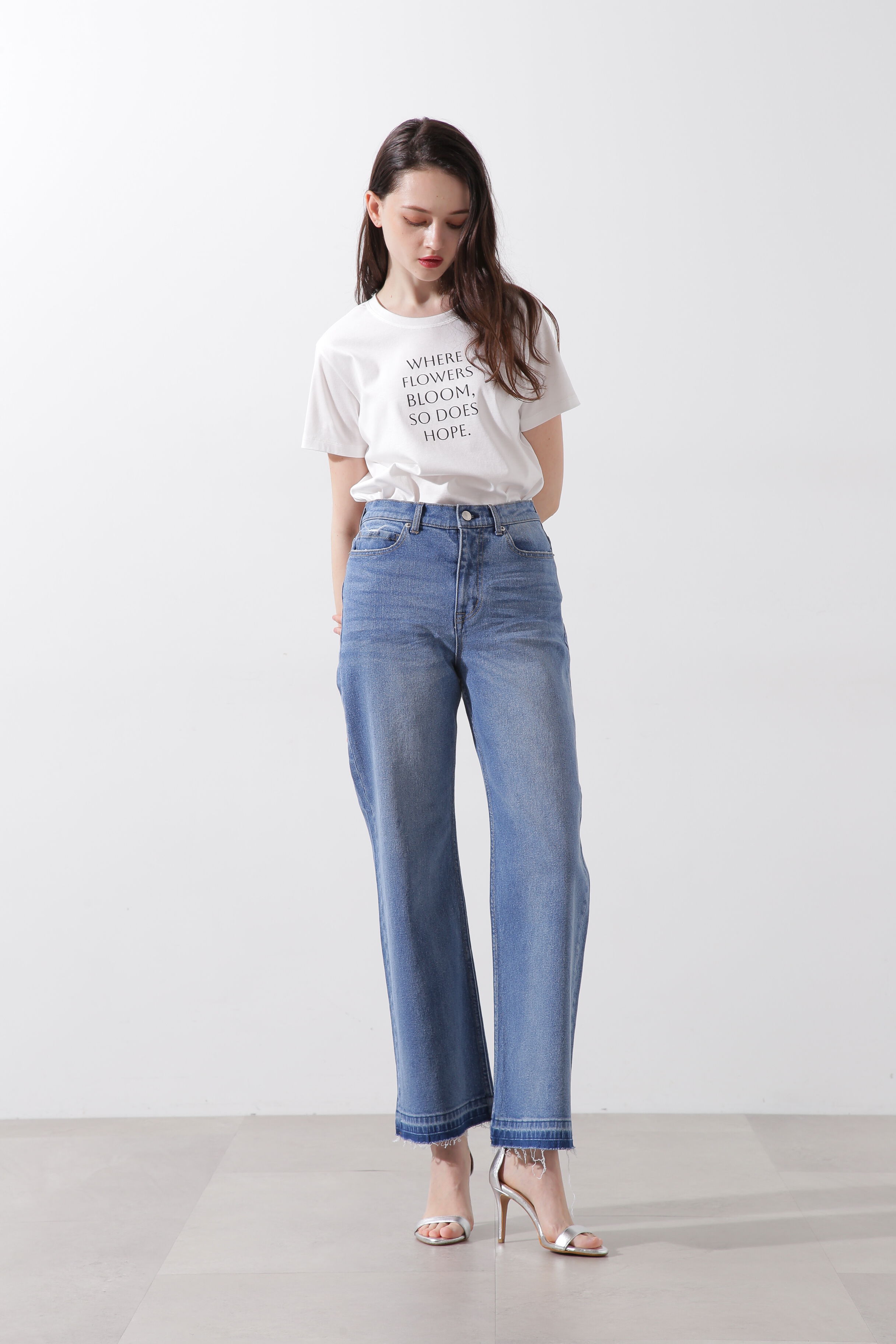  「セミワイドデニムパンツ」|その他|