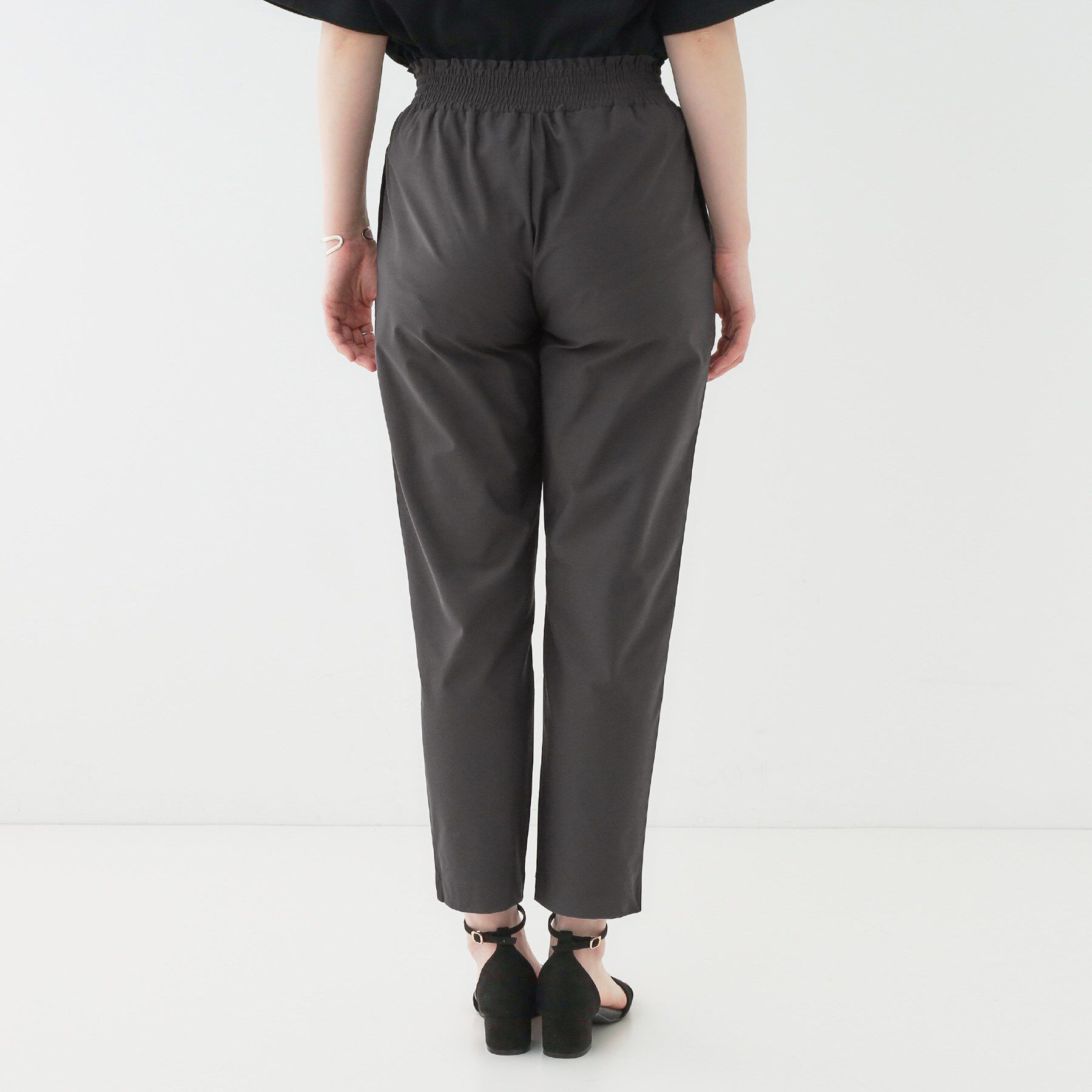 SHOO･LA･RUE「【洗える/S-LL/ひんやり】さらっとしたタッチが癖になる ストレッチテーパードパンツ」|その他|