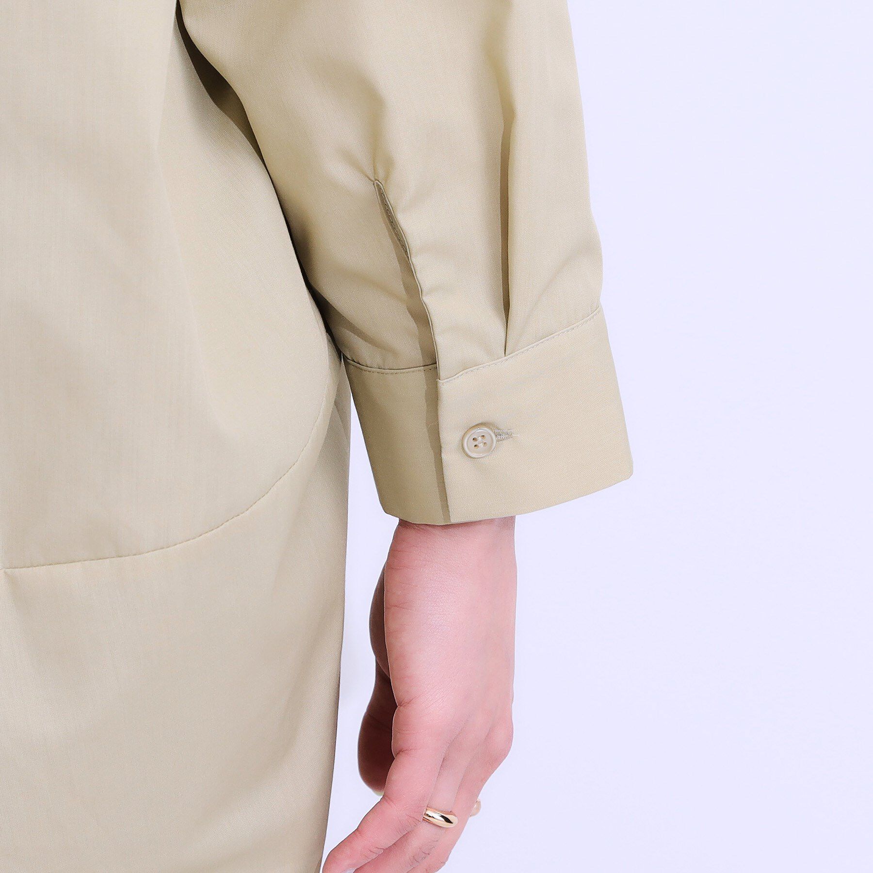 SHOO･LA･RUE「【洗える/S-LL】きれいに体型カバーが叶うチュニックシャツ」|チュニック|