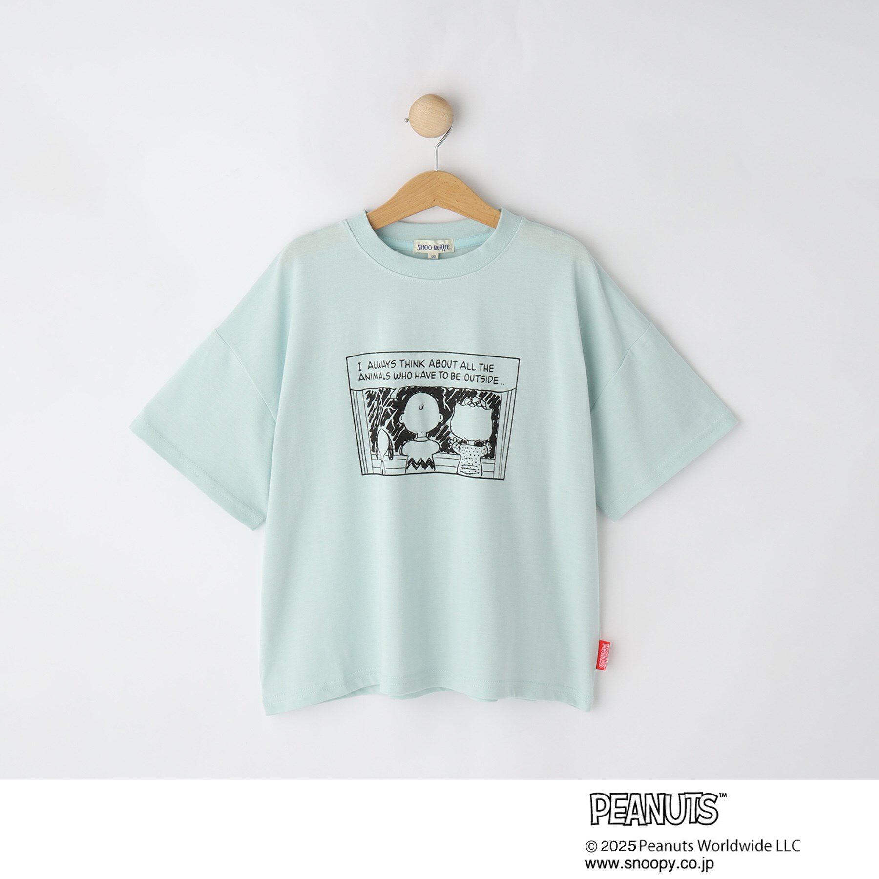 SHOO･LA･RUE「【PEANUTS】アソートプリントTシャツ」|Tシャツ・カットソー|サックスブルー(09
