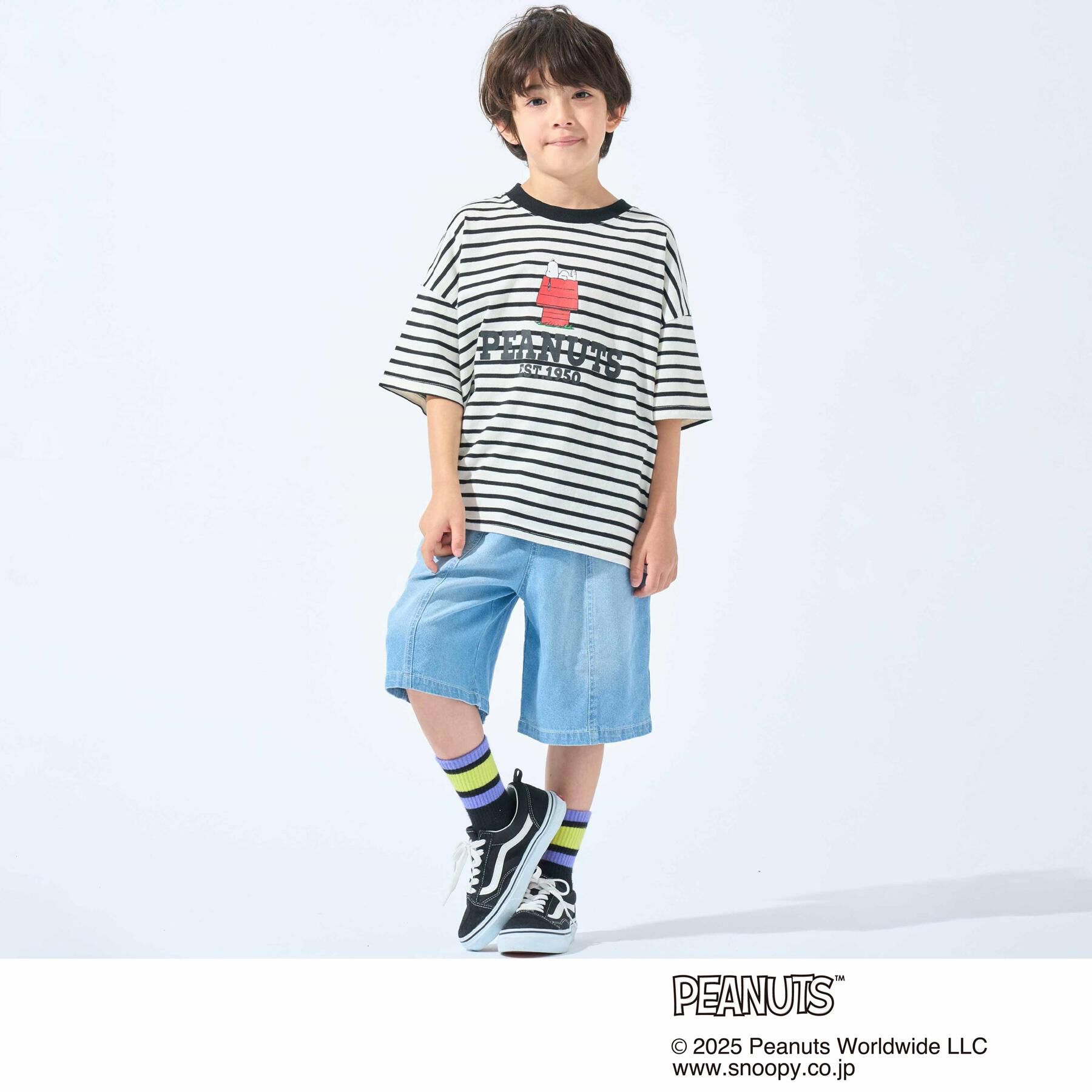 SHOO･LA･RUE「【PEANUTS】ボーダーTシャツ」|Tシャツ・カットソー|