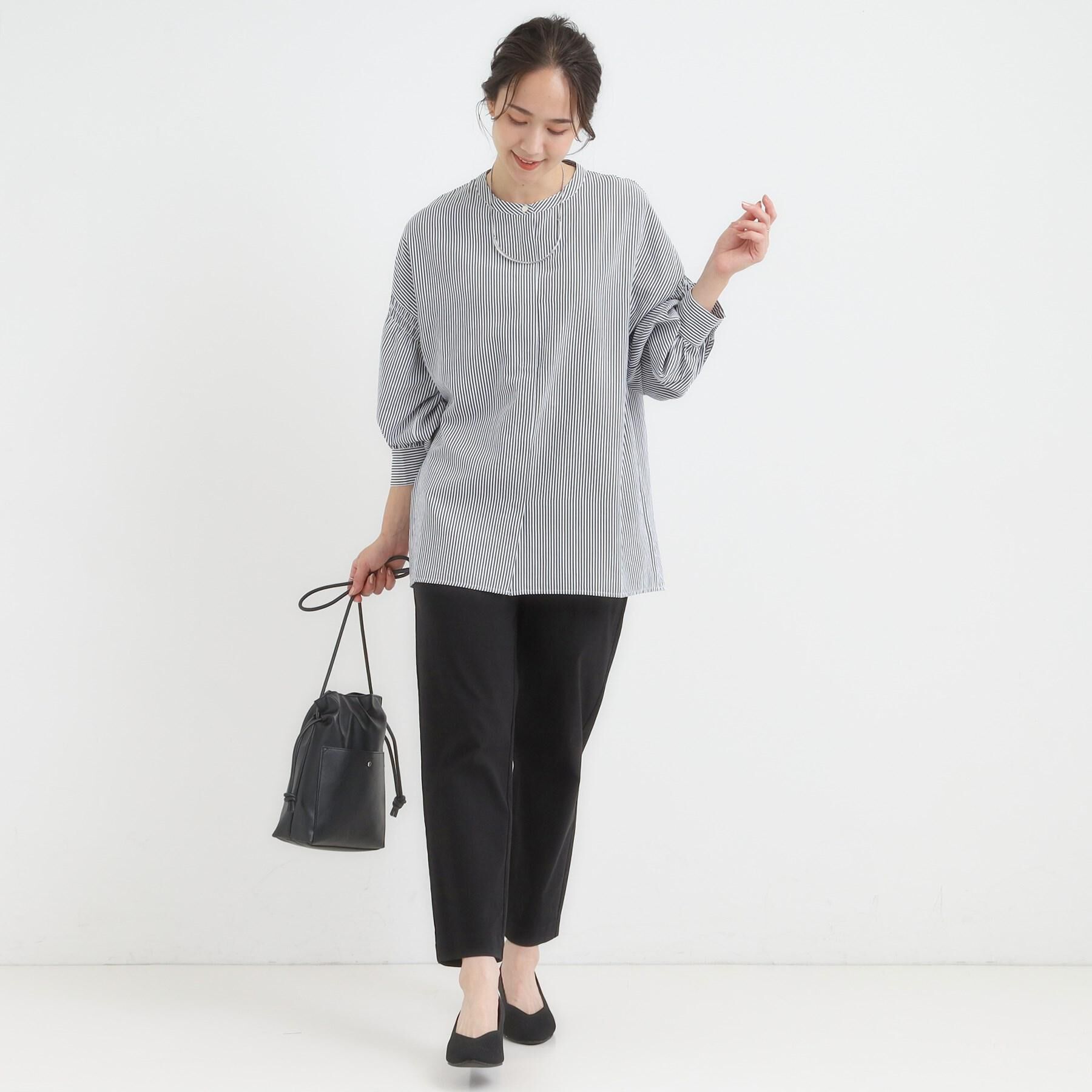 SHOO･LA･RUE「【洗える/S-LL/美脚シルエット】ハイパーストレッチ テーパードパンツ【CIRCRIC】」|その他|