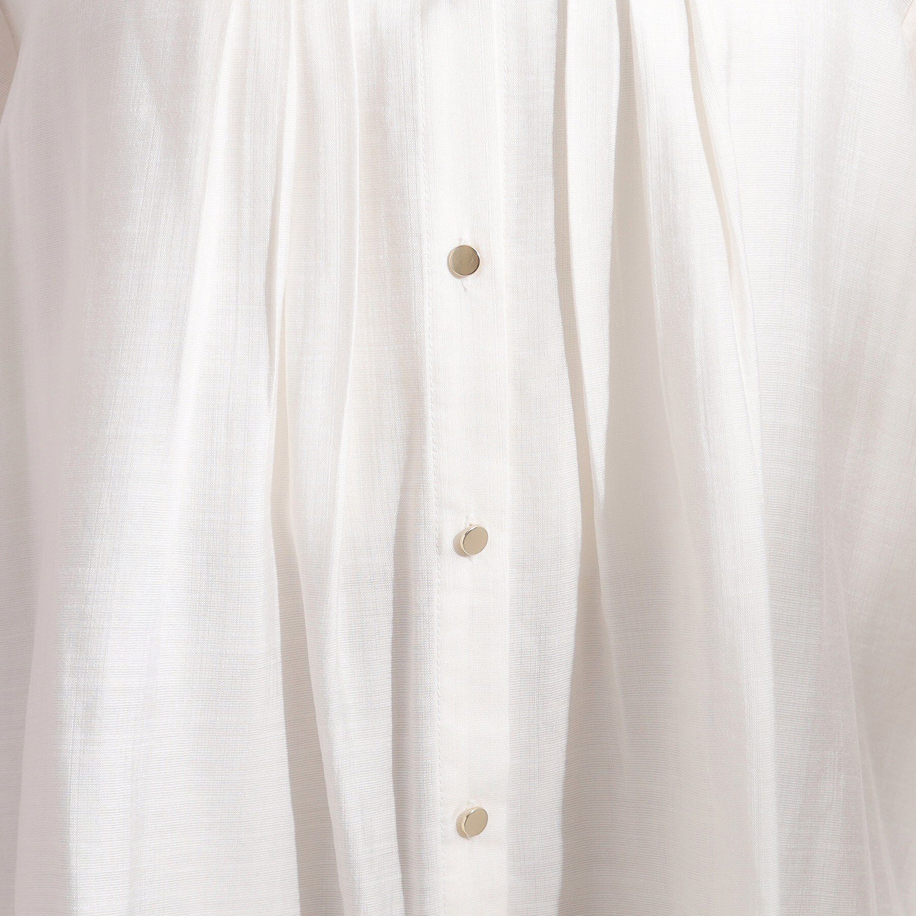 SHOO･LA･RUE「【S-LL/ひんやり】インせず決まる タックプリーツシャツ」|シャツ・ブラウス|