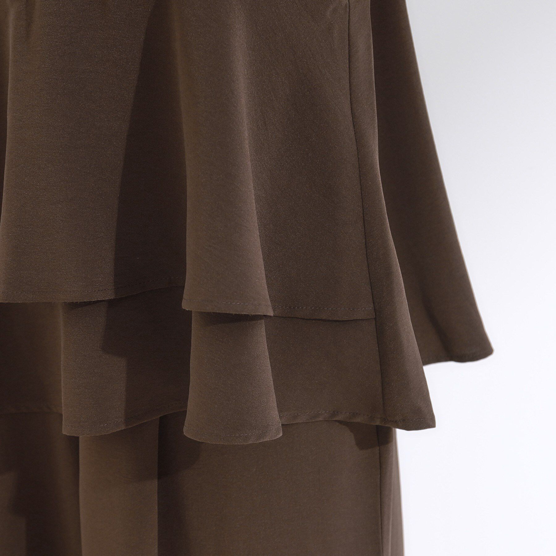 SHOO･LA･RUE「【S-LL/セットアップ可/ひんやり】女性らしさ溢れる ティアードキャミソール」|キャミソール|