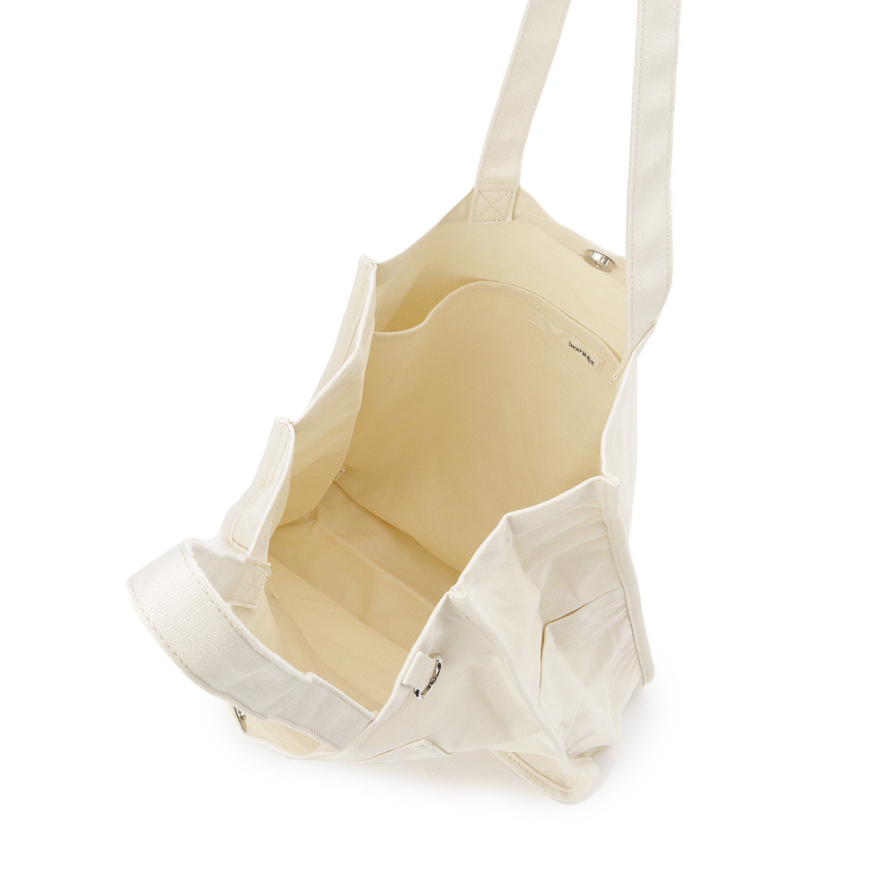 SHOO･LA･RUE「【ラッキーカラー/推し活にも】うちわも入るキャンバストートバッグ」|トートバッグ|