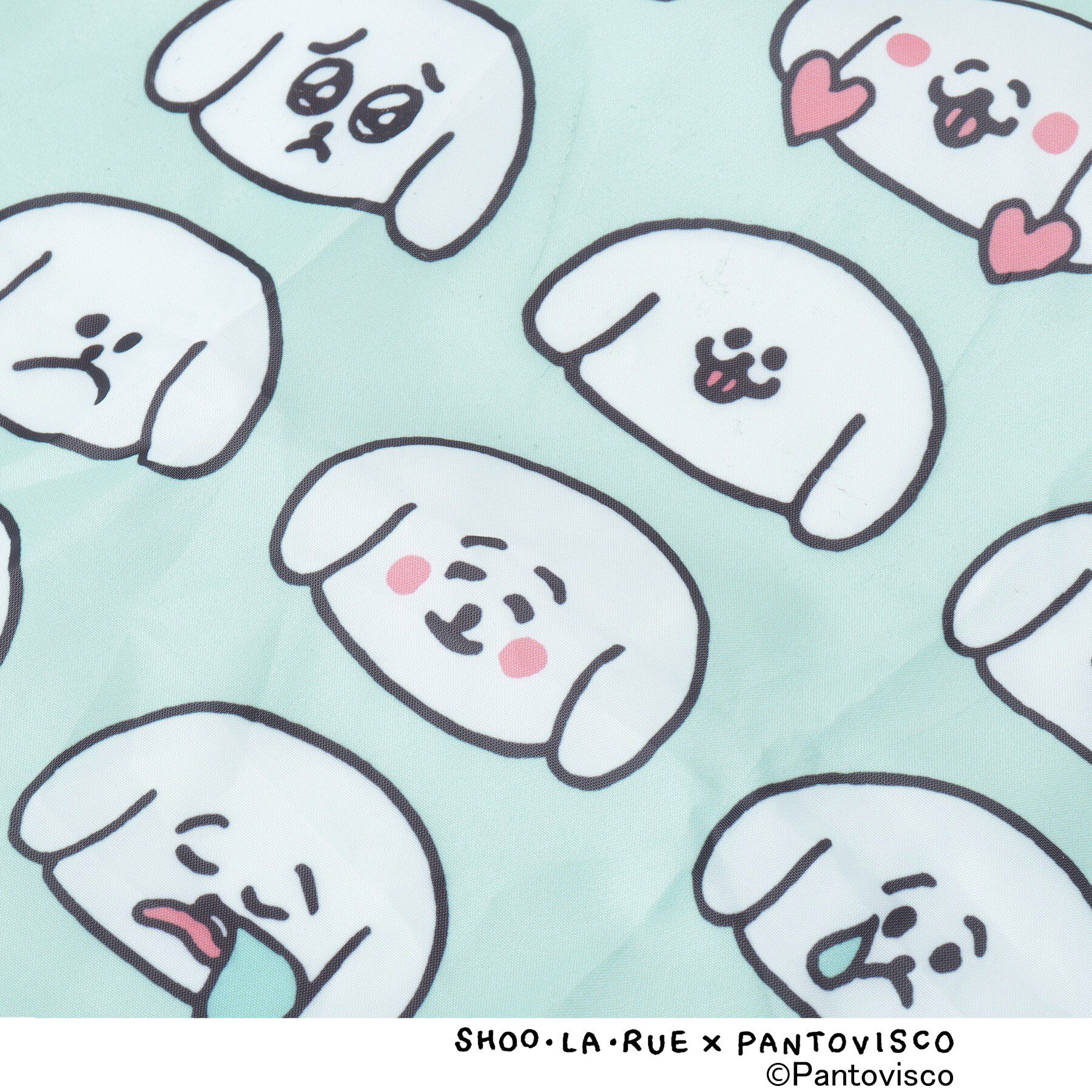 SHOO･LA･RUE「【パントビスコ／ぺろち】しまえるエコバッグ」|エコバッグ|