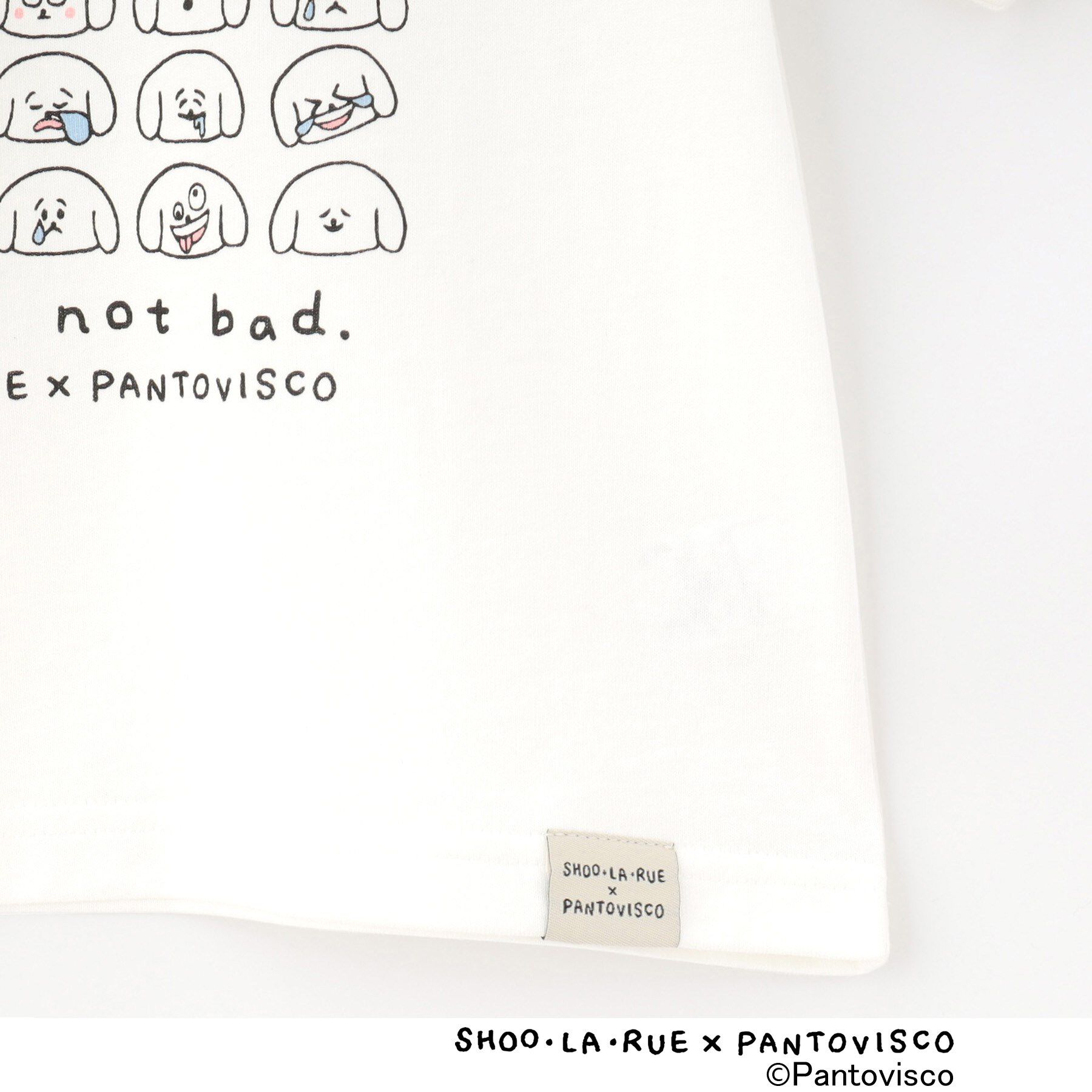 SHOO･LA･RUE「【パントビスコ／ぺろち】プリントTシャツ」|Tシャツ・カットソー|