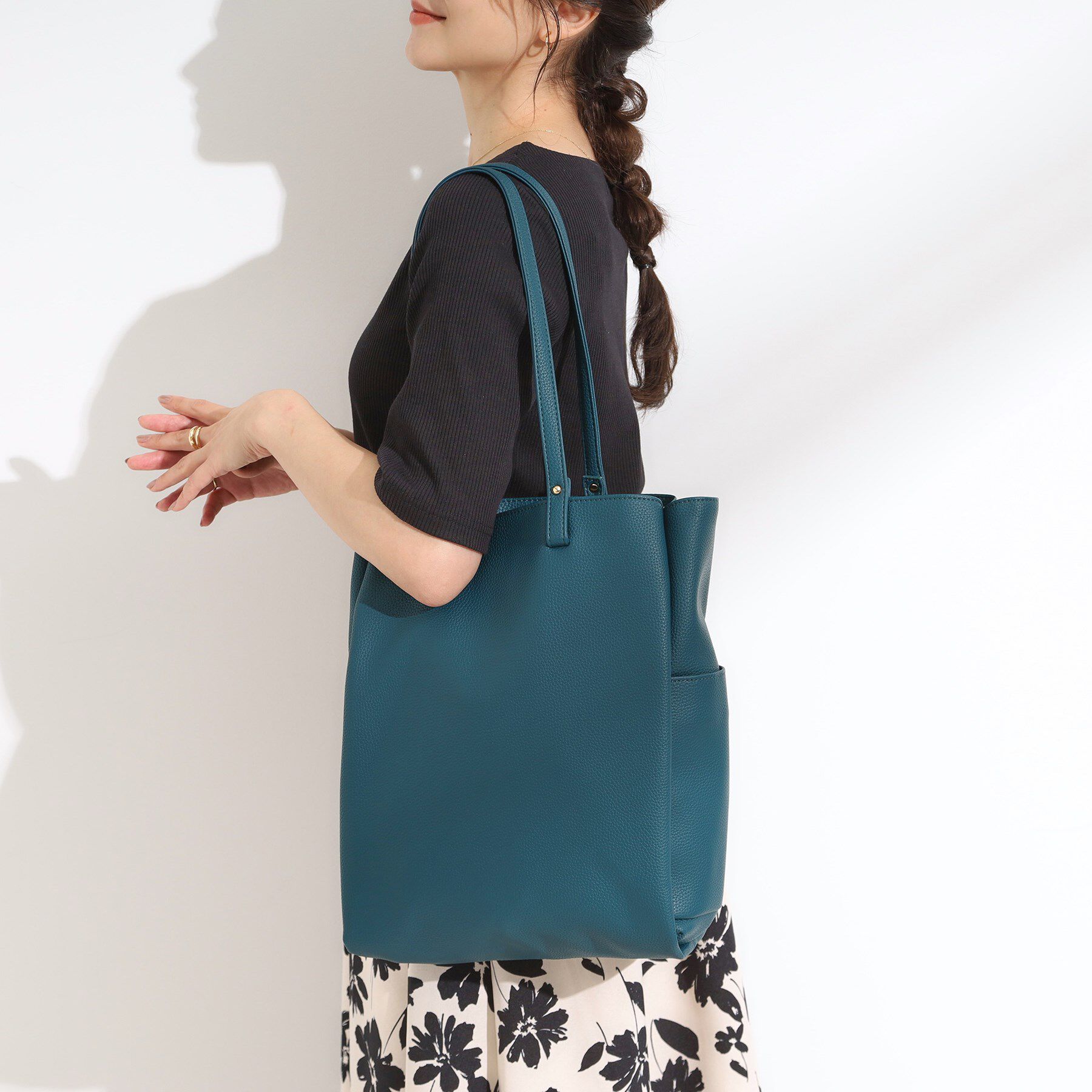 SHOO･LA･RUE「【A4】縦型収納トート」|トートバッグ|