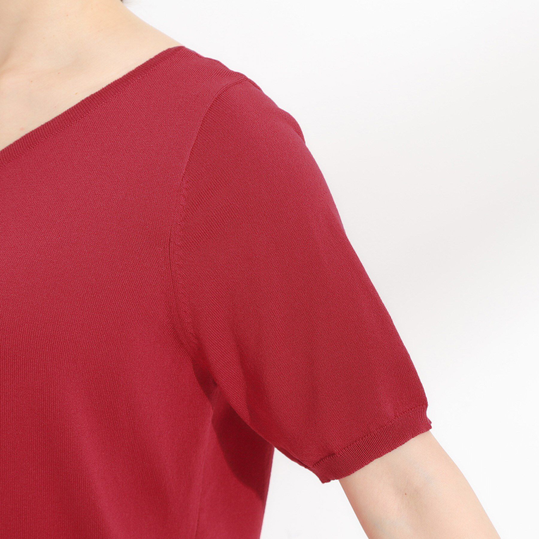 SHOO･LA･RUE「【洗える/S-LL/前後2WAY】きれい見え 刺繍ニットカーディガン」|カーディガン|